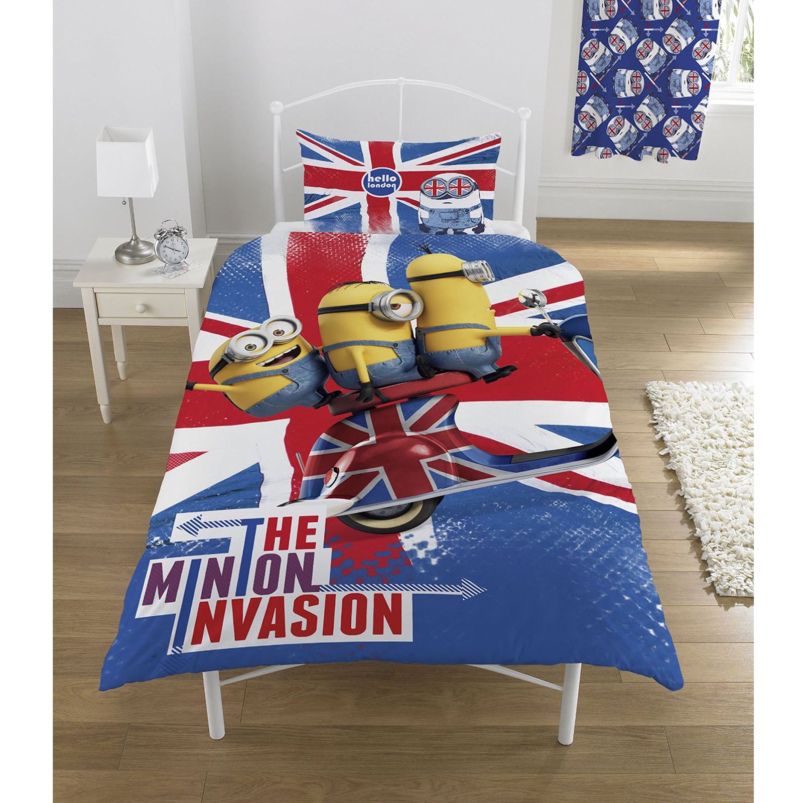 MINIONS DUVET COVER BEDDING SETS JUNIOR, SINGLE & DOUBLE DESPICABLE