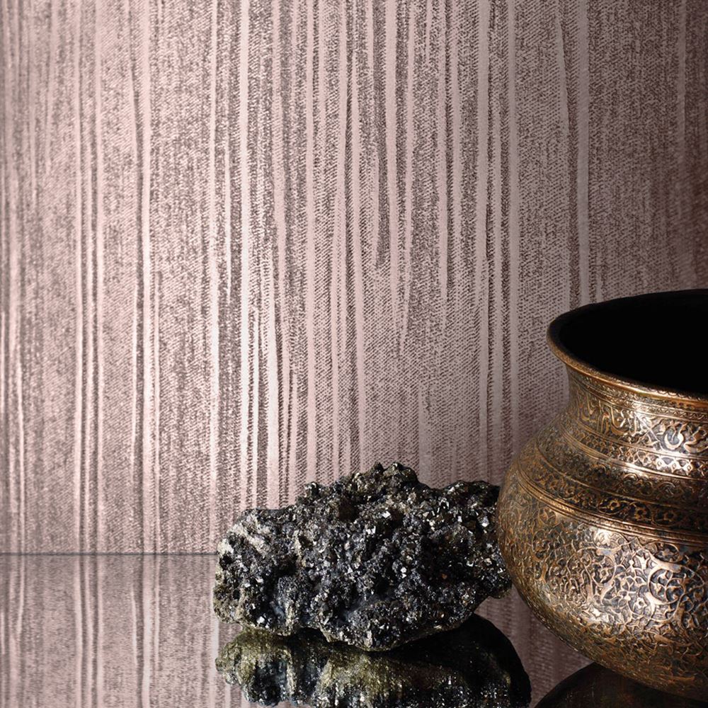 ROSE GOLD LUXURY HEAVYWEIGHT VINYL WALLPAPER GLITTER SPARKLE METALLIC FOIL eBay