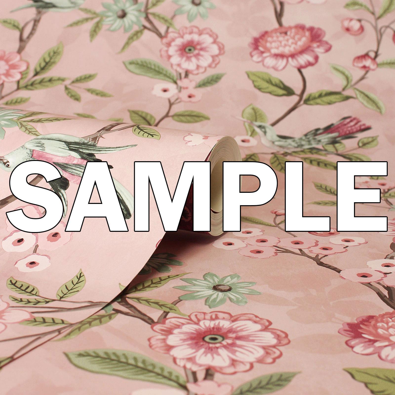 Eleanor Floral Chinoiserie Wallpaper Flowers Birds Fine Decor - Choose Colour - Picture 13 of 13