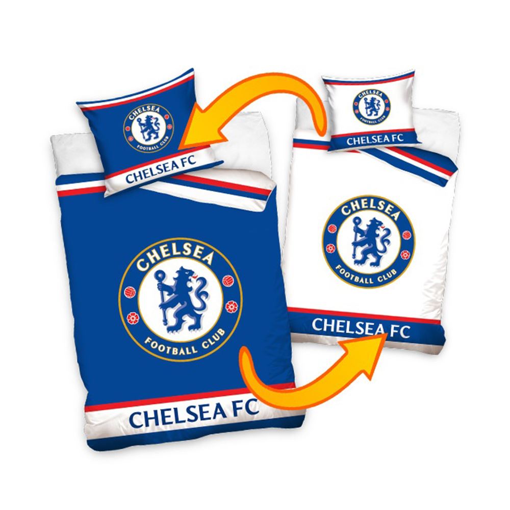 OFFICIAL FOOTBALL CLUB DUVET COVER SETS CHELSEA MANCHESTER BARCELONA