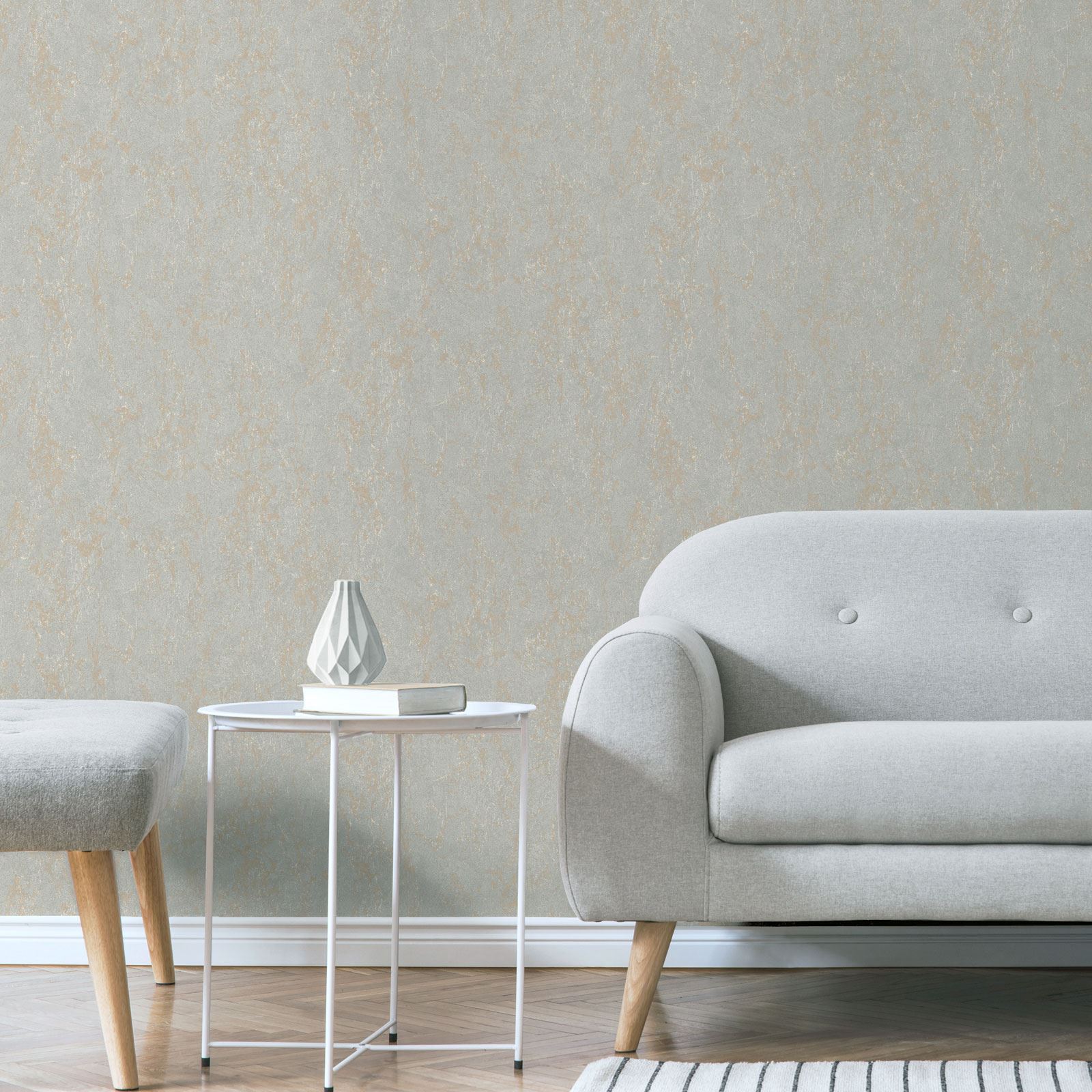 MURIVA GOLD WALLPAPER GEOMETRIC METALLIC GLITTER FOIL SPARKLE eBay