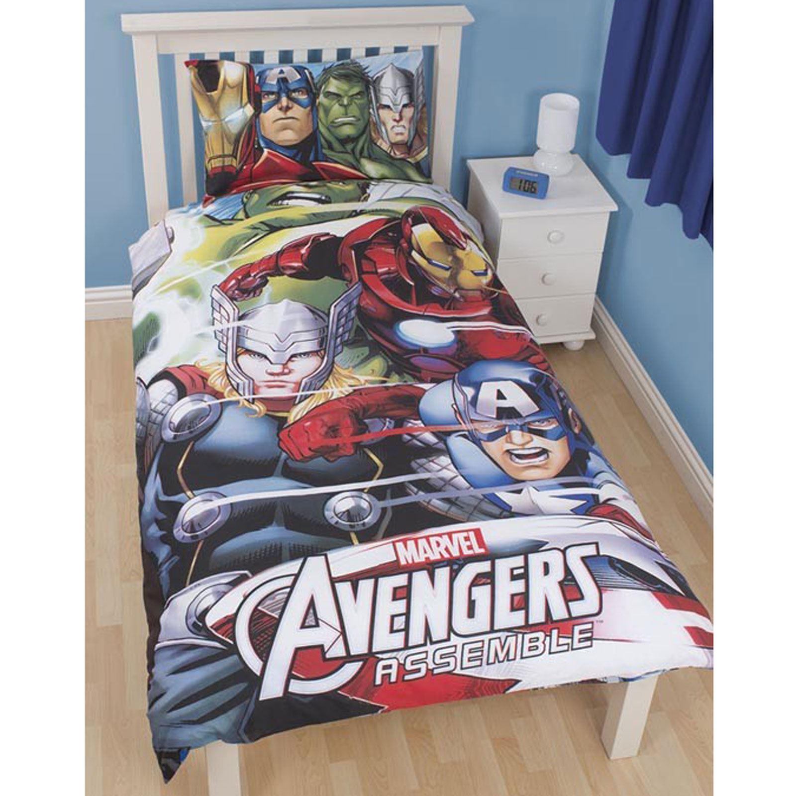 OFFICIAL AVENGERS MARVEL COMICS BEDDING + BEDROOM ACCESSORIES DUVETS