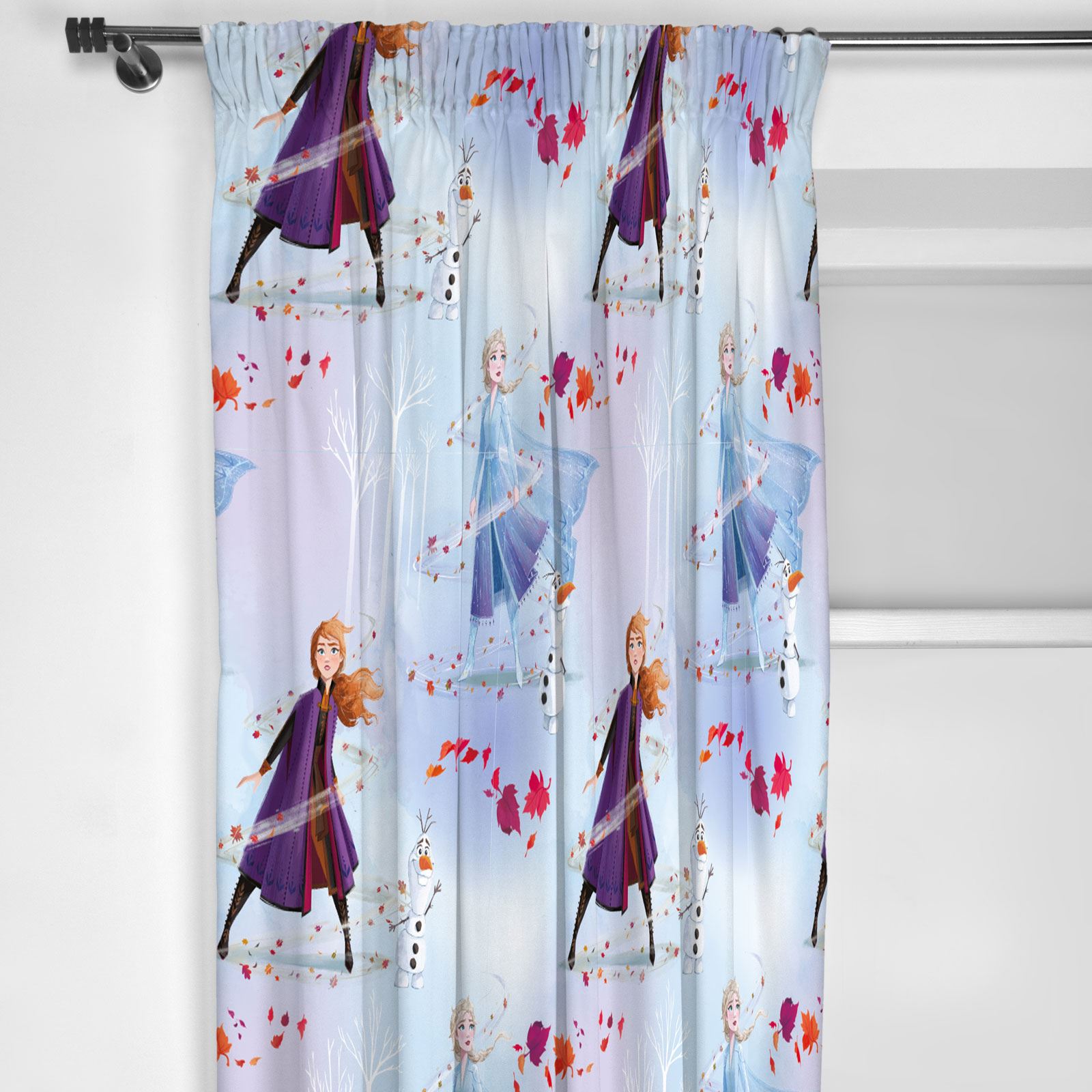 DISNEY FROZEN OLAF CHILLIN/' CURTAINS 66/" x 72/" INCH DROP BOYS AND GIRLS BEDROOM