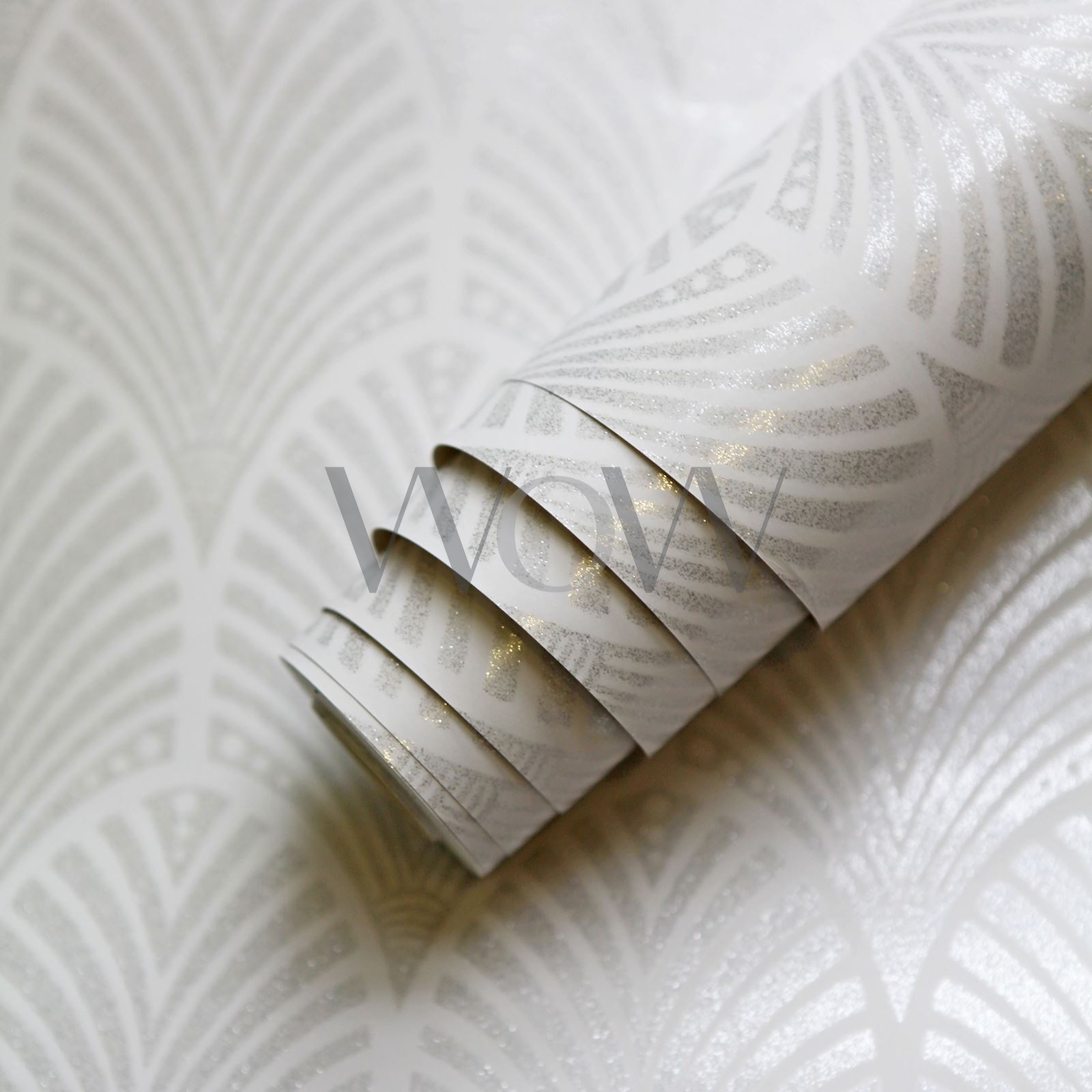 Scarica Gratis Images Gatsby Art Deco Glitter Wallpaper Dove Grey Holden Decor 65251 le plus cool salutations