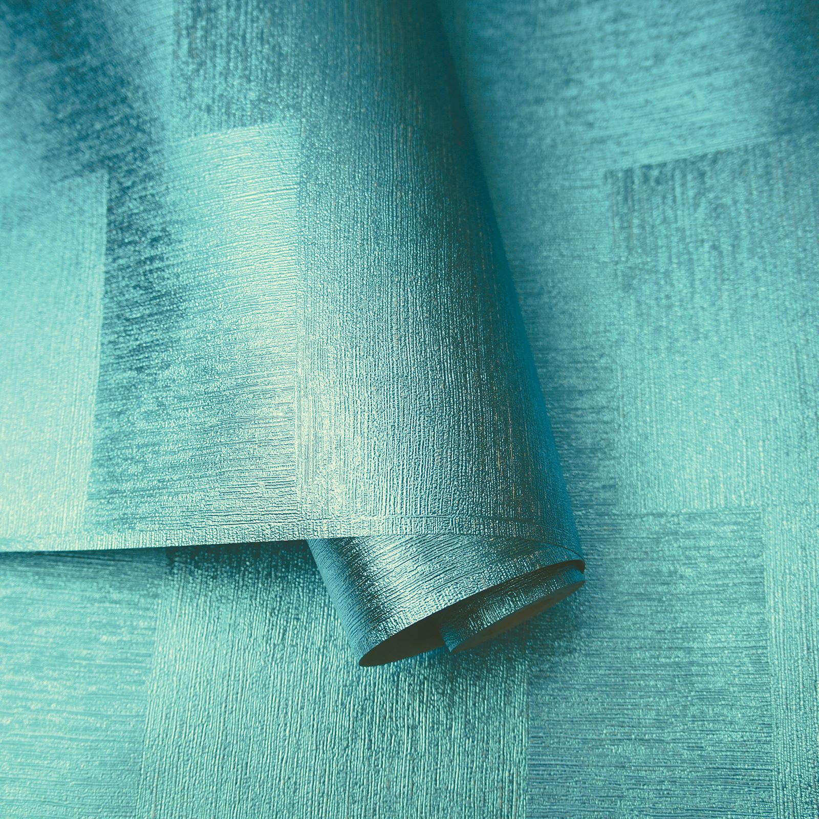 TEAL DUCK EGG GREEN WALLAPPER GEOMETRIC FLORAL DAMASK GLITTER