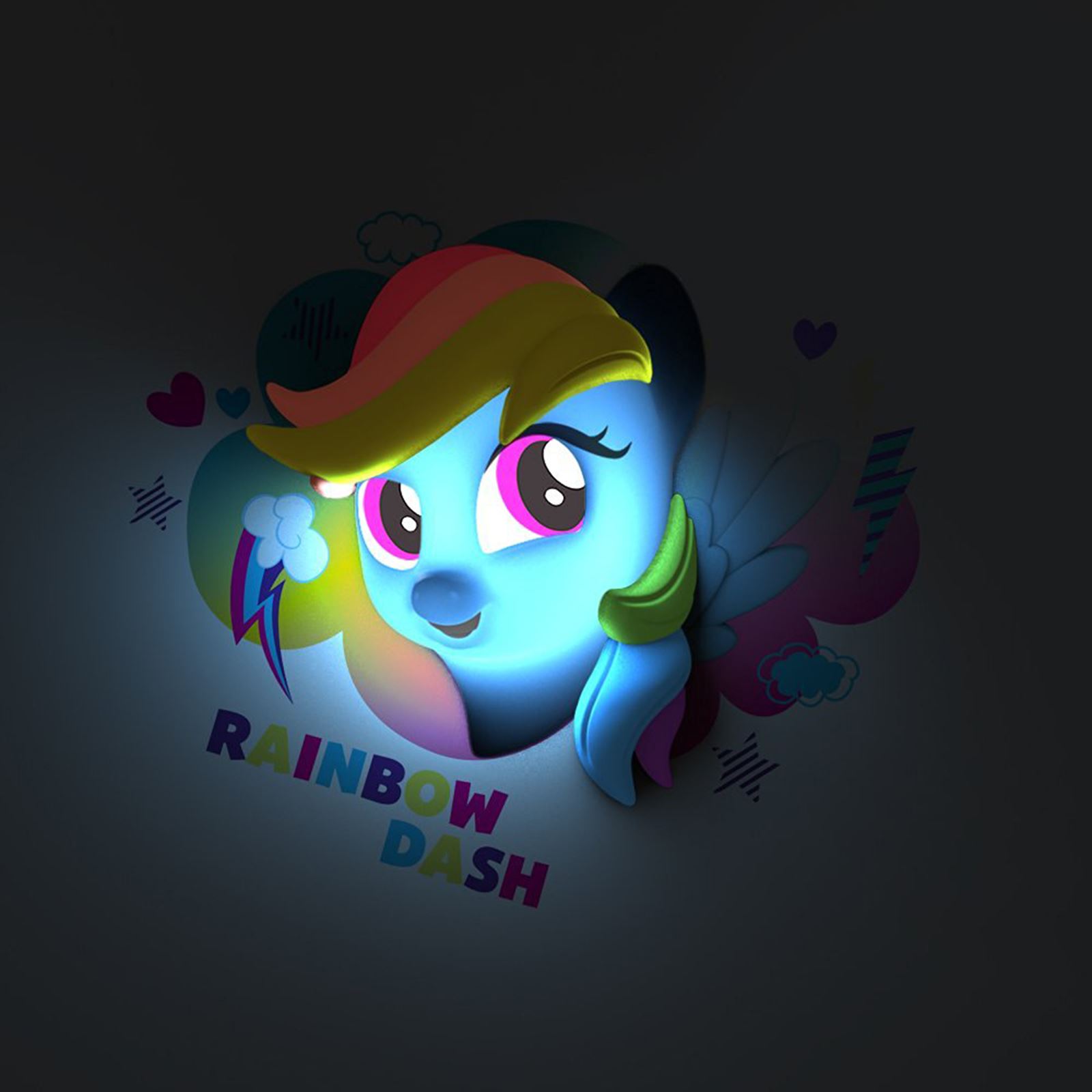 WALL LIGHTS 3D KIDS BEDROOM NIGHT LIGHTING - STAR WARS MARVEL PONY & MORE - Picture 55 of 97