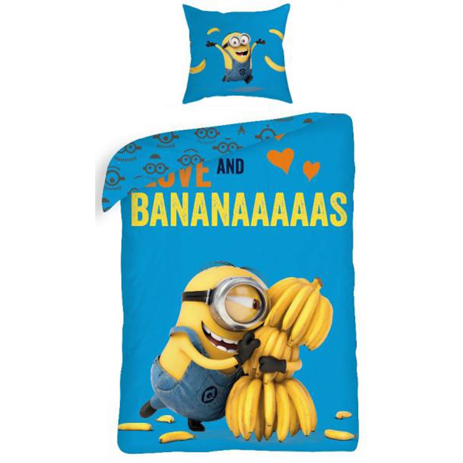 MINIONS DUVET COVER BEDDING SETS JUNIOR, SINGLE & DOUBLE DESPICABLE