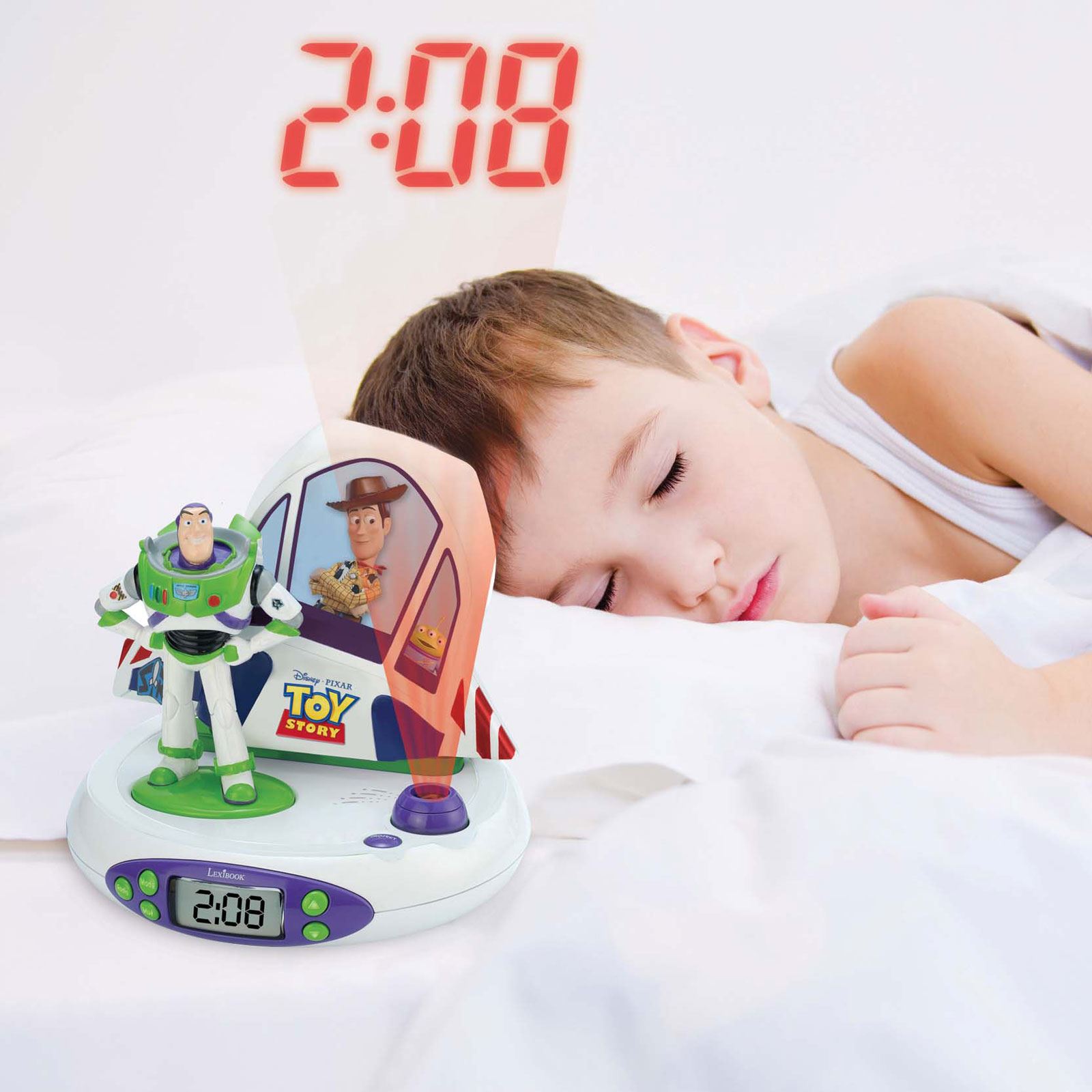 OFFICIAL TOY STORY 4 RADIO ALARM CLOCK PROJECTOR CHILDREN'S eBay
