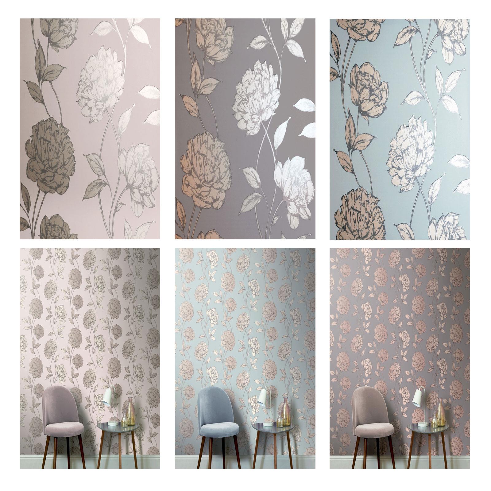 plateado 53 cm x 10.05 m Arthouse Ardita papel pintado