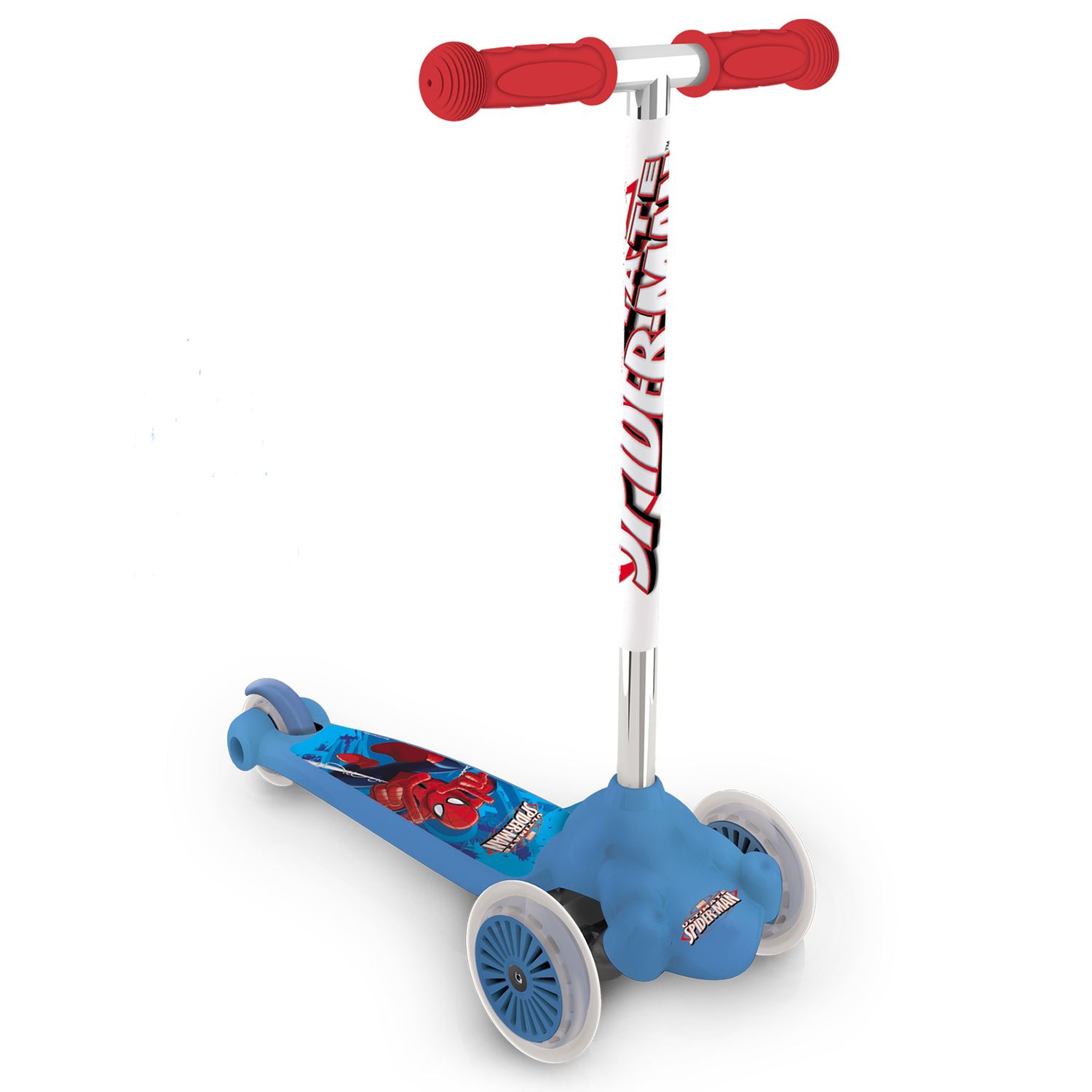 KIDS 3 WHEEL TWIST & ROLL SCOOTERS DISNEY + CHARACTER DESIGNS OUTDOOR