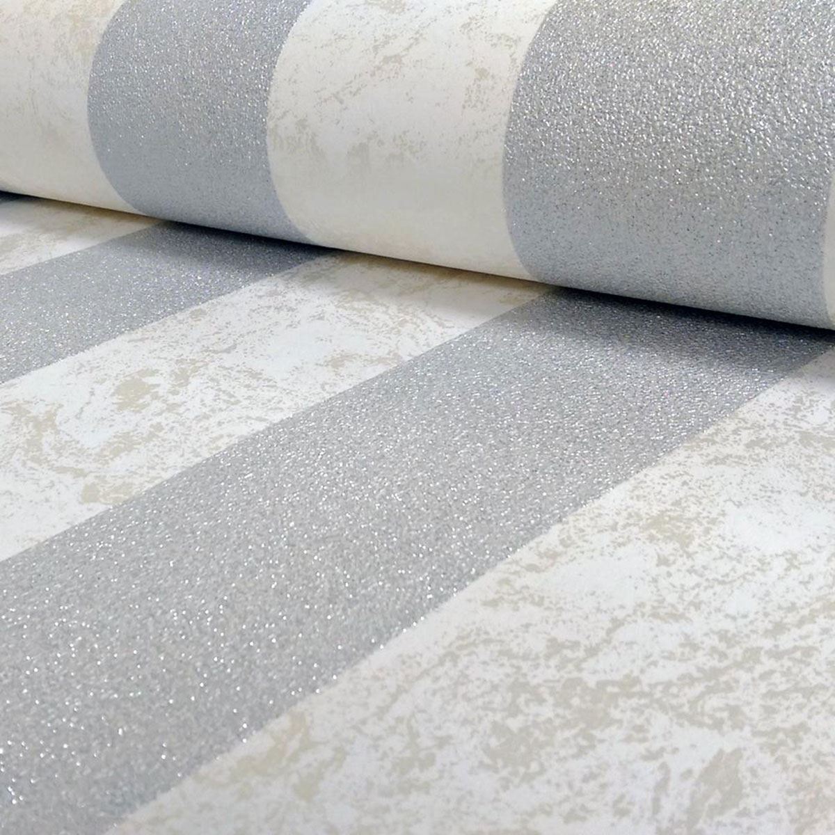 Carat Glitter Stripe Wallpaper 13346 20 Cream Silver Bedroom Wall Decor Carat Glitter Stripe Wallpaper 13346 20 Cream Silver Bedroom Wall Decor