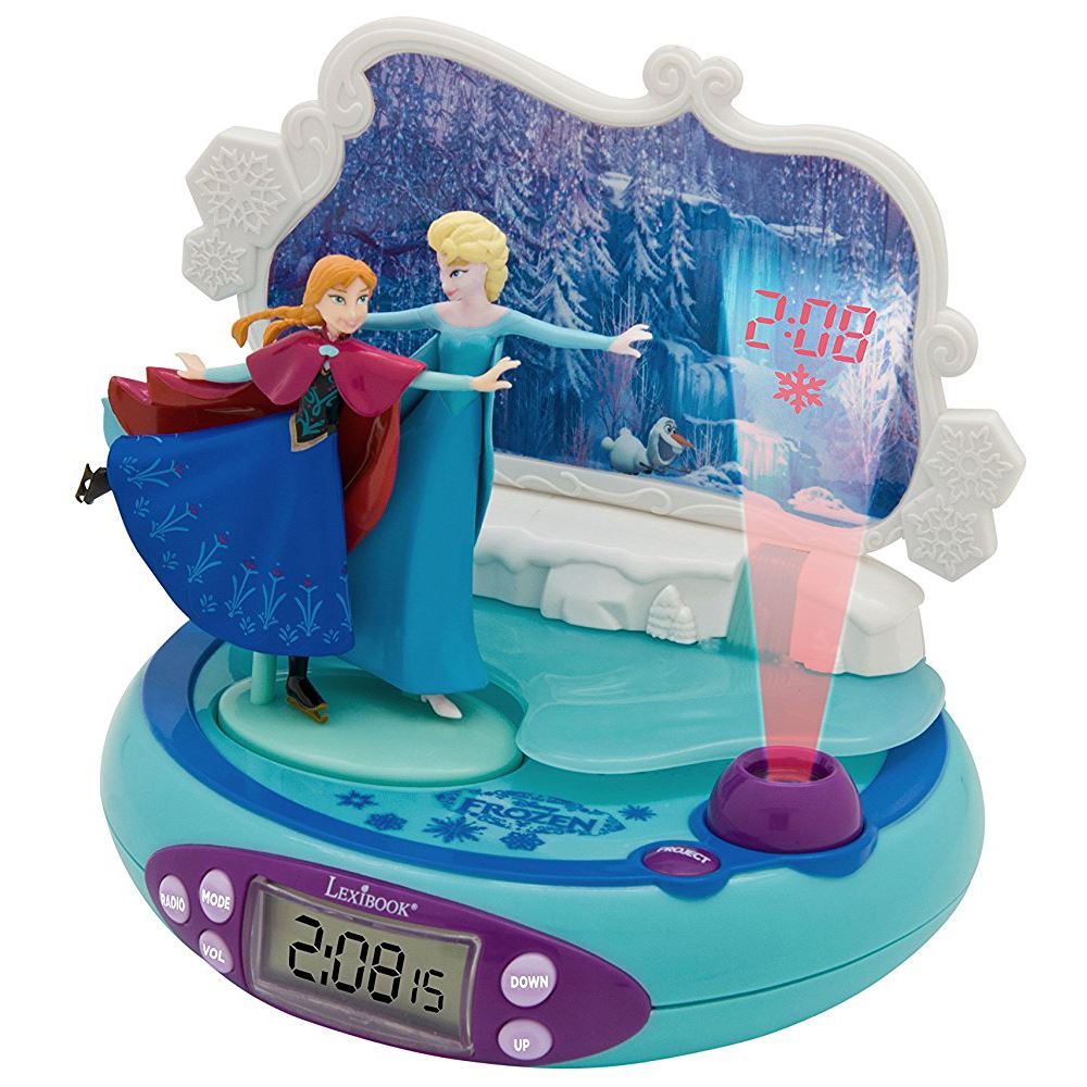 DISNEY FROZEN RADIO ALARM CLOCK PROJECTOR WITH NIGHT LIGHT LEXIBOOK