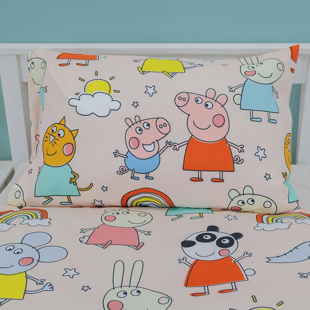 PEPPA PIG BEDDING SETS - SINGLE DOUBLE TODDLER DUVET COVERS / FITTED SHEETS KIDS - Picture 16 of 32