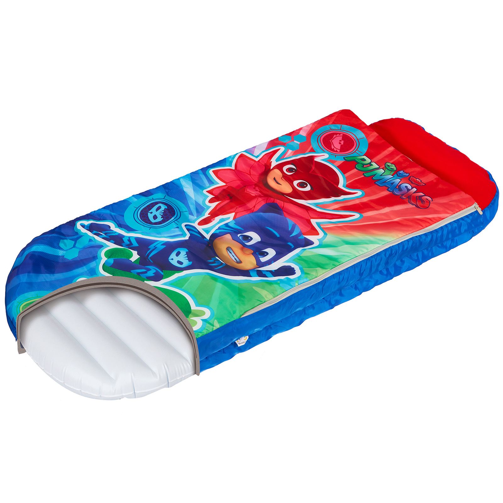 OFFICIAL PJ MASKS JUNIOR READY BED INFLATABLE MATTRESS WITH PUMP