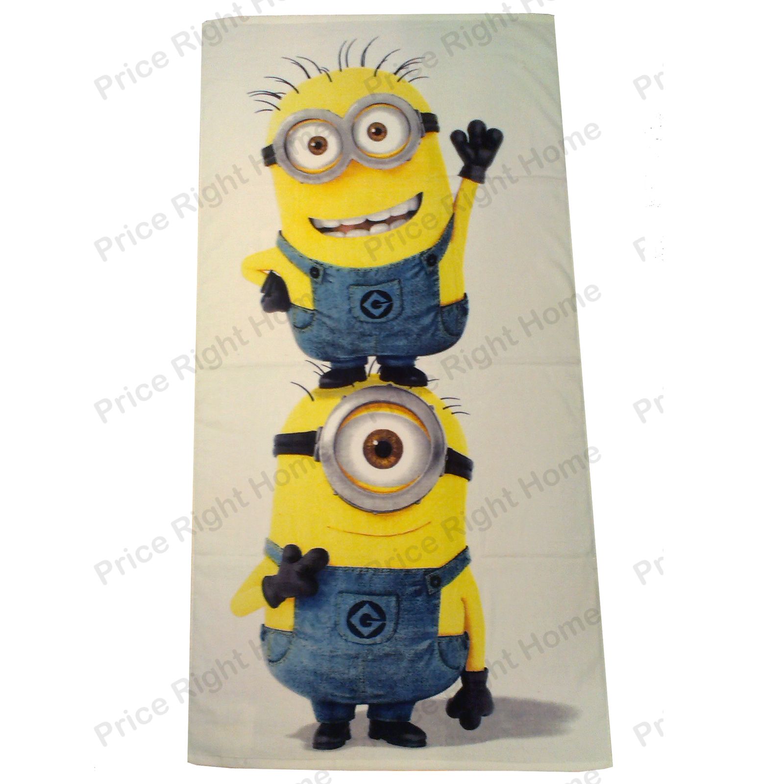 DESPICABLE ME MINIONS BEACH / BATH TOWELS KIDS HOLIDAY SWIMMING 100