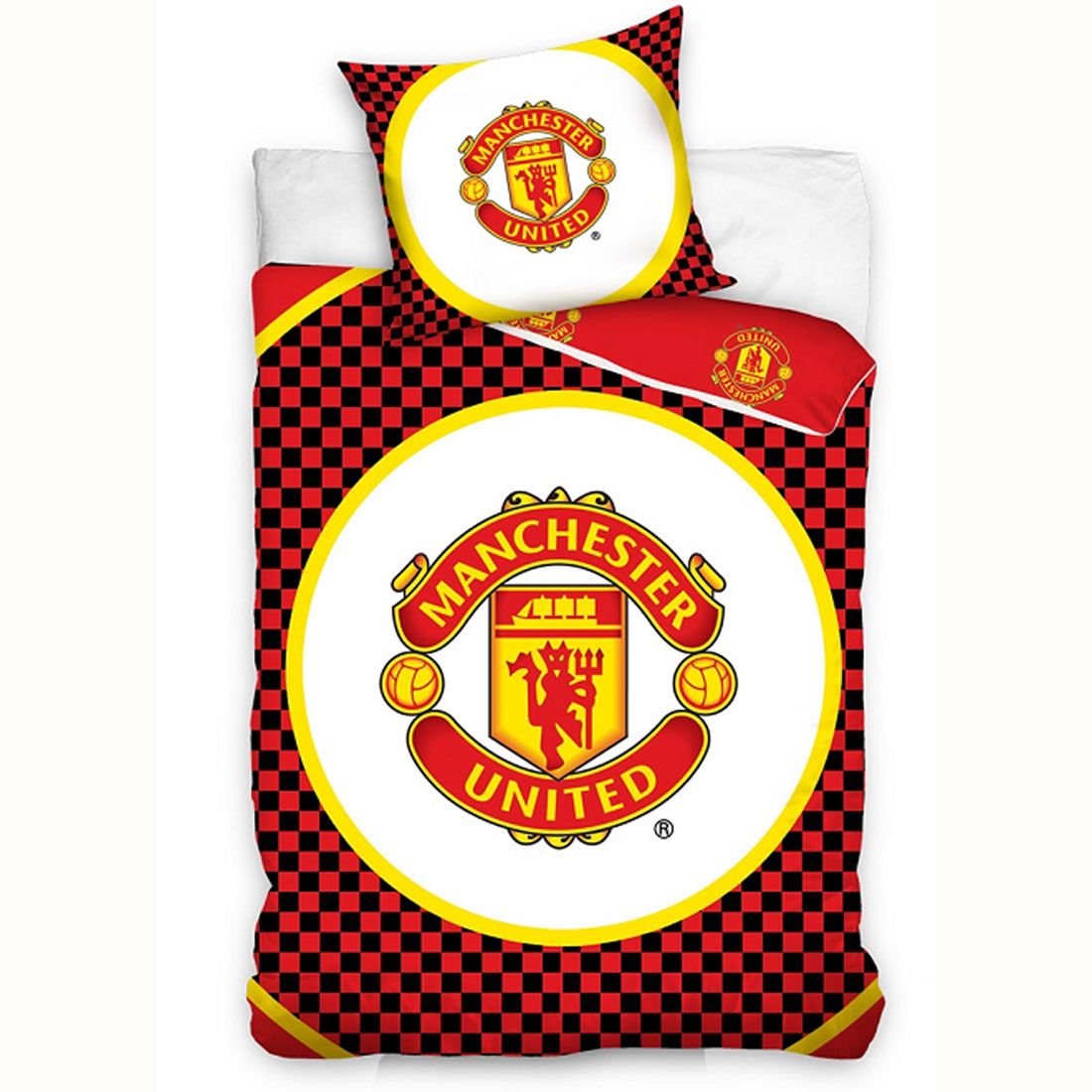 OFFICIAL FOOTBALL CLUB DUVET COVER SETS CHELSEA MANCHESTER BARCELONA