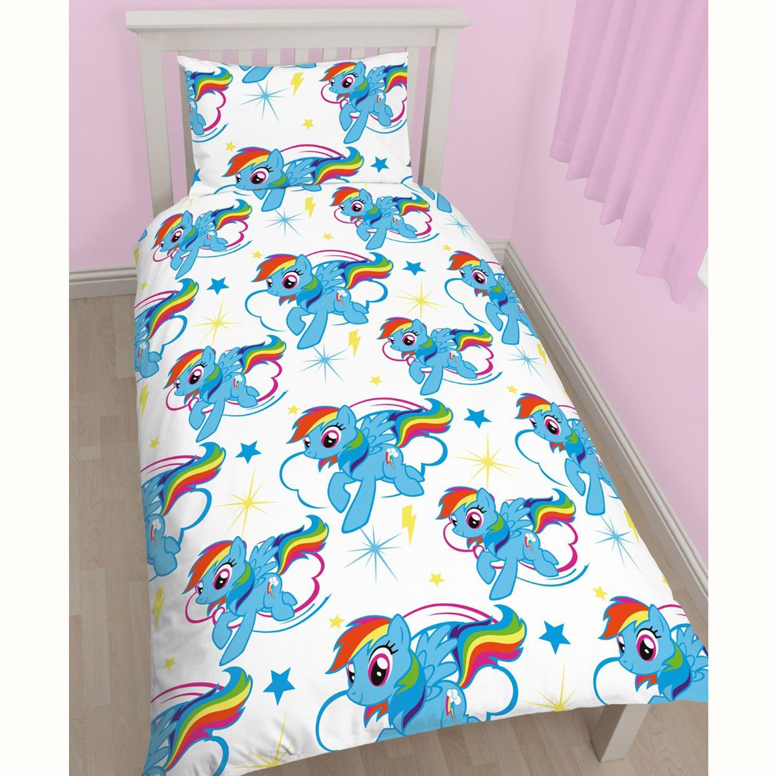 MY LITTLE PONY SINGLE DUVET COVER SETS GIRLS BEDROOM BEDDING VARIOUS ...