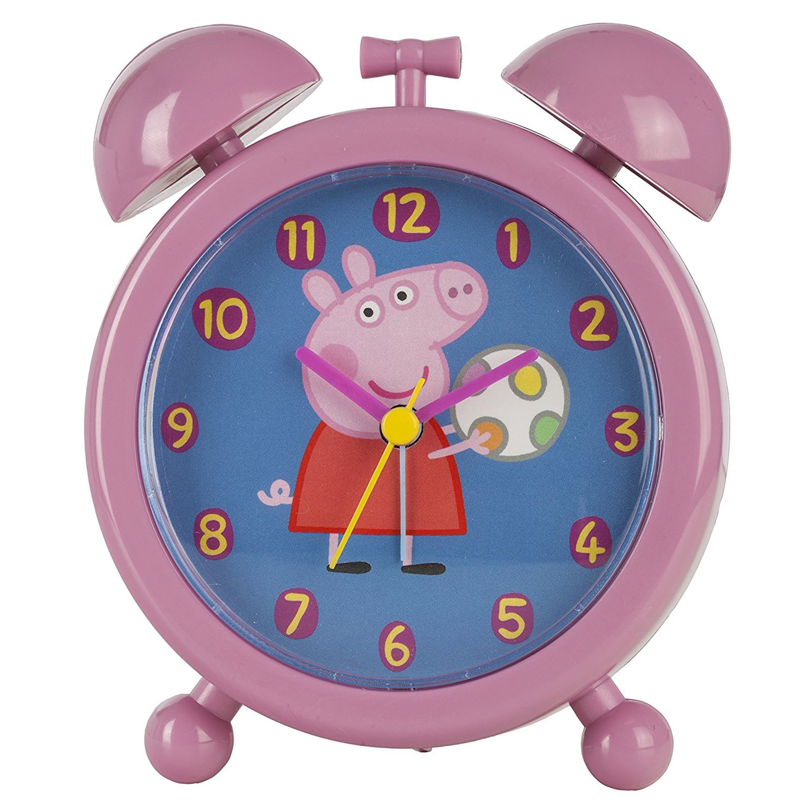 PEPPA PIG TIME TEACHING ALARM CLOCK PINK BLUE KIDS CHILDRENS eBay