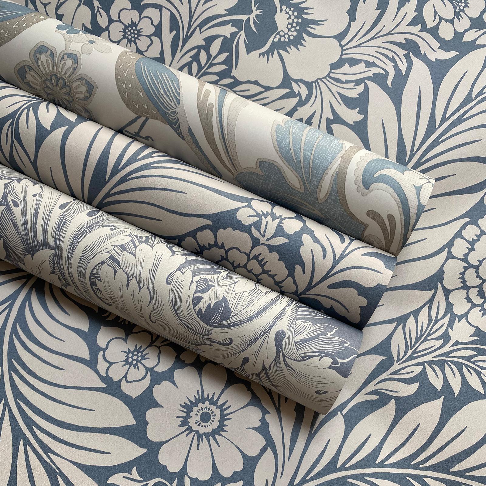 Belgravia Florence Leaf Wallpaper Victorian Floral Trails Leaves - Choose Colour - Picture 9 of 35
