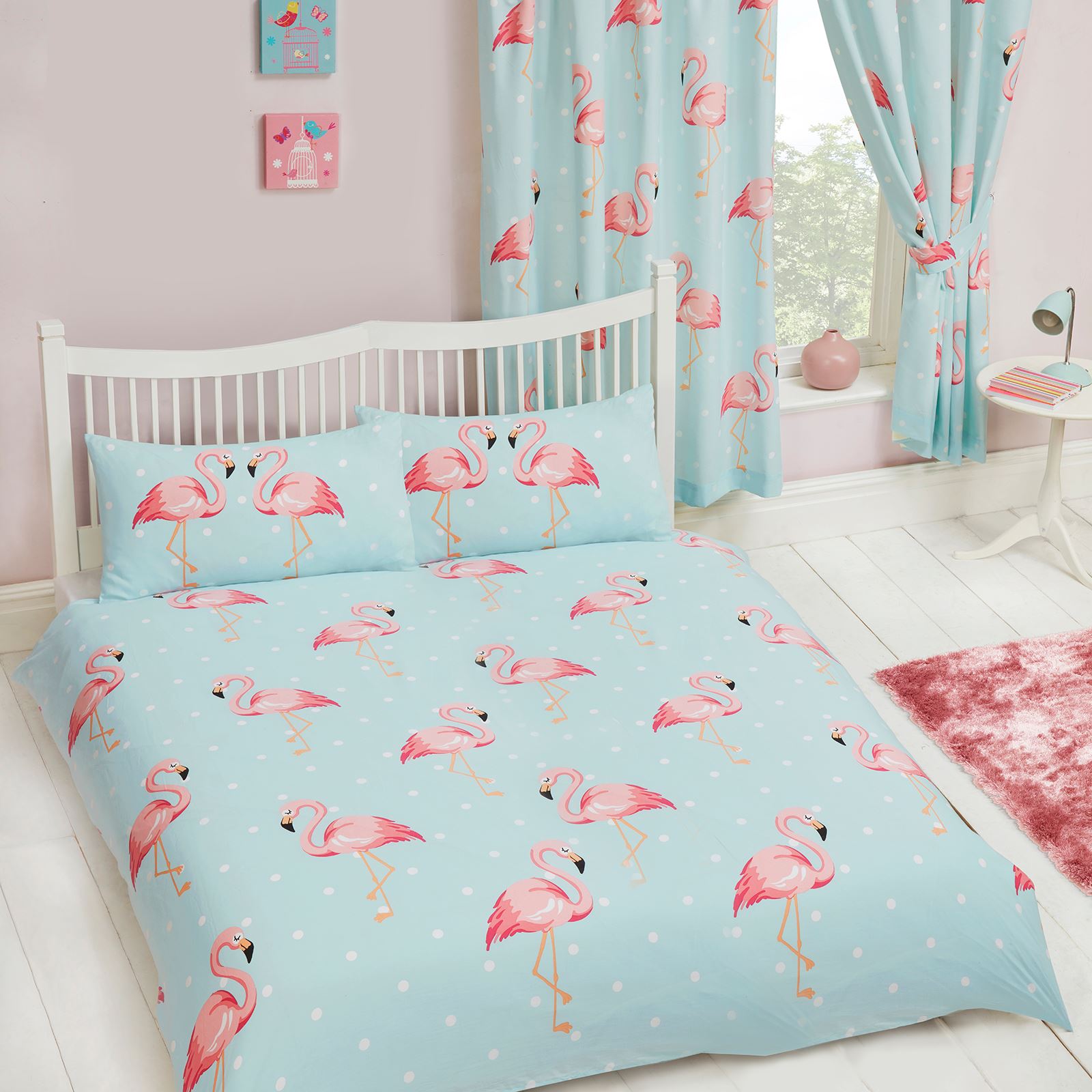 DOUBLE SIZE Unicorn Duvet Set & Curtains Girls Unicorns & Stars Bedding Double Set + Curtains 66x54 DOUBLE SIZE Unicorn Duvet Set & Curtains Girls Unicorns & Stars Bedding Double Set + Curtains 66x54