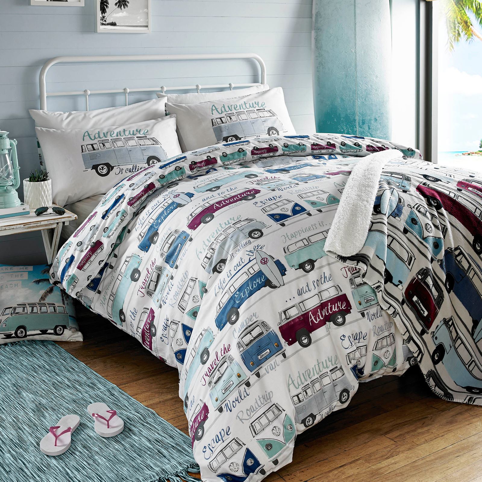 Orla kiely cars single duvet cover