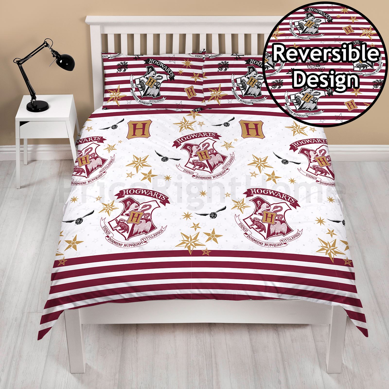 OFFICIAL HARRY POTTER DUVET COVER SETS BEDDING SINGLE / DOUBLE / KING