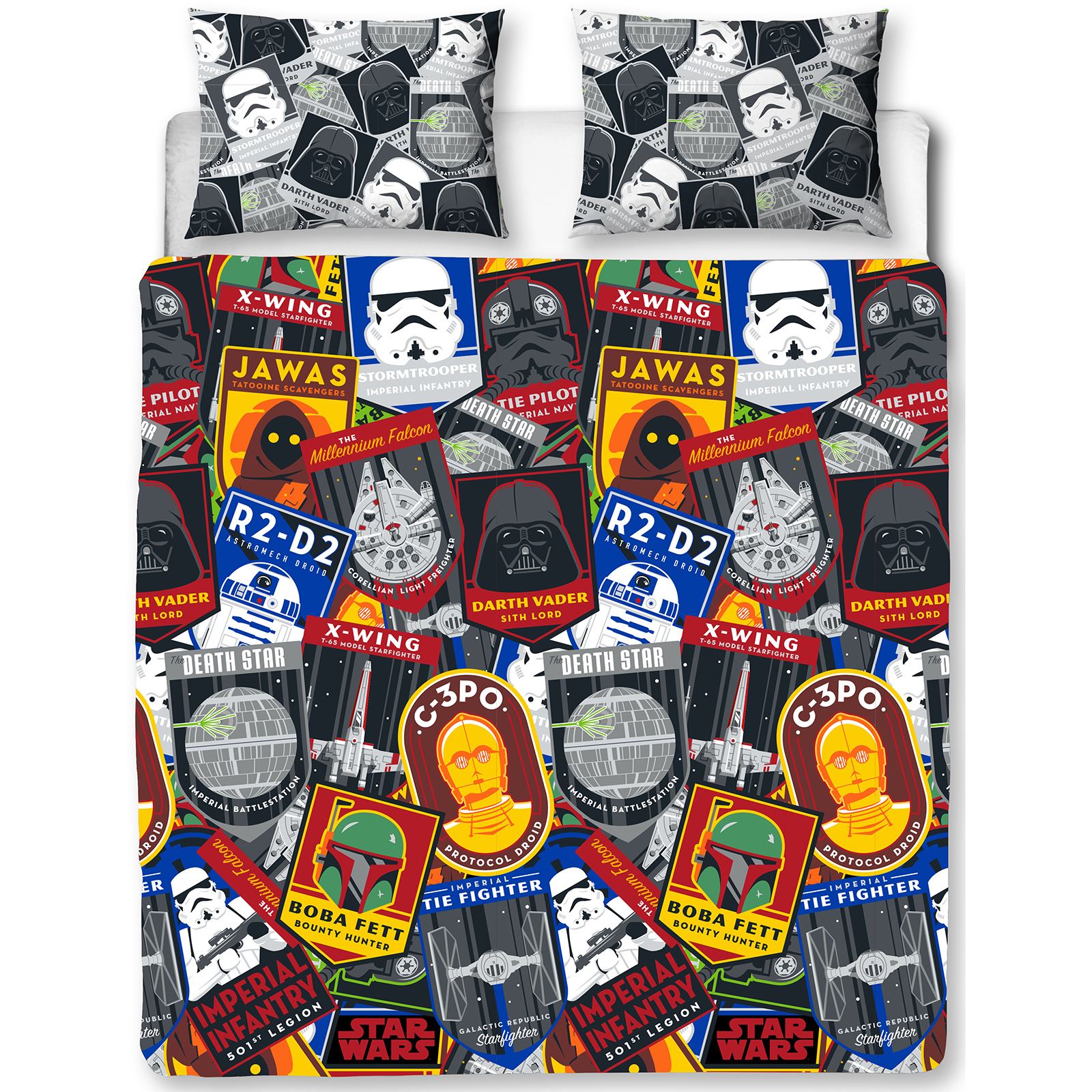STAR WARS EPISODE VII / VIII DUVET QUILT COVERS KIDS BOYS SINGLE