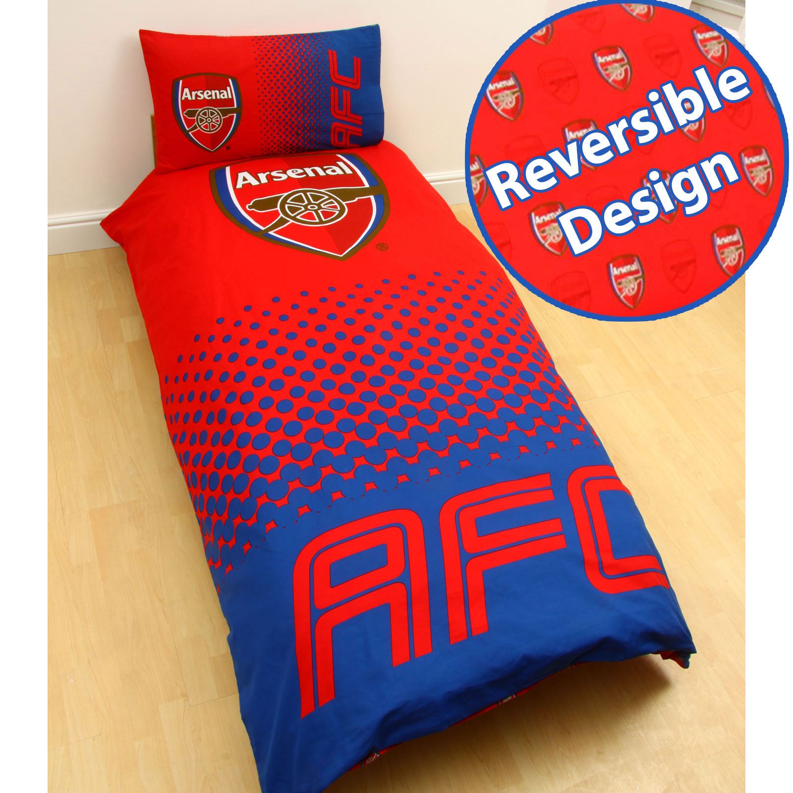 OFFICIAL FOOTBALL CLUB DUVET COVER SETS CHELSEA MANCHESTER BARCELONA