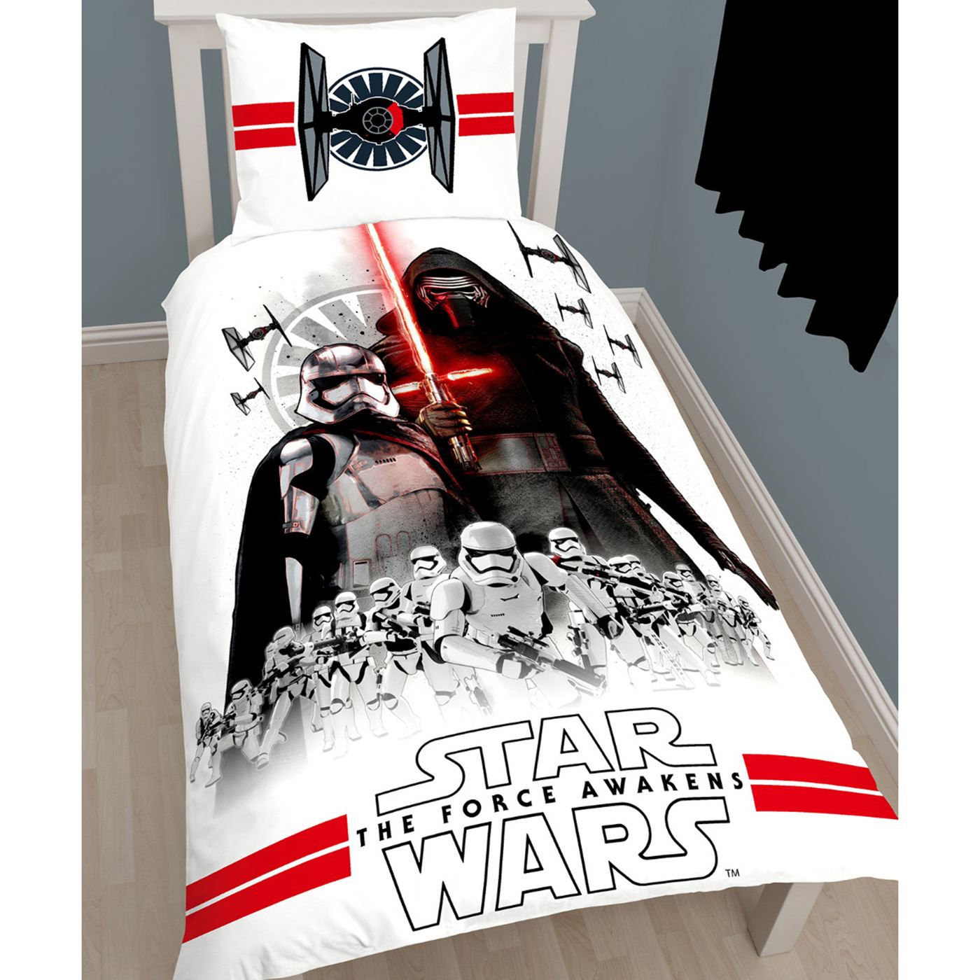 STAR WARS EPISODE VII / VIII DUVET QUILT COVERS KIDS BOYS SINGLE