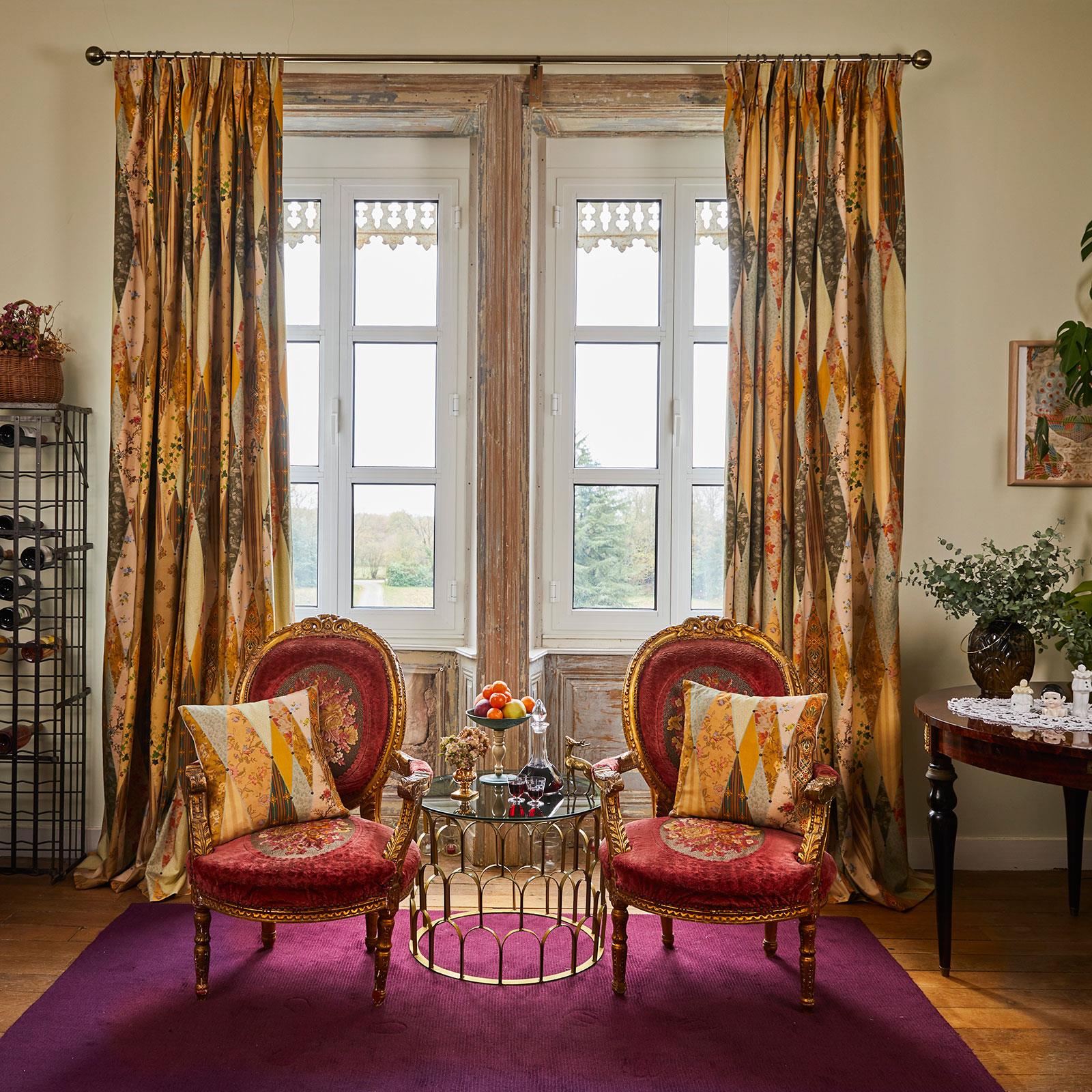 THE CHATEAU BY ANGEL STRAWBRIDGE WALLPAPER MUSEUM CUSHION 5055311950228