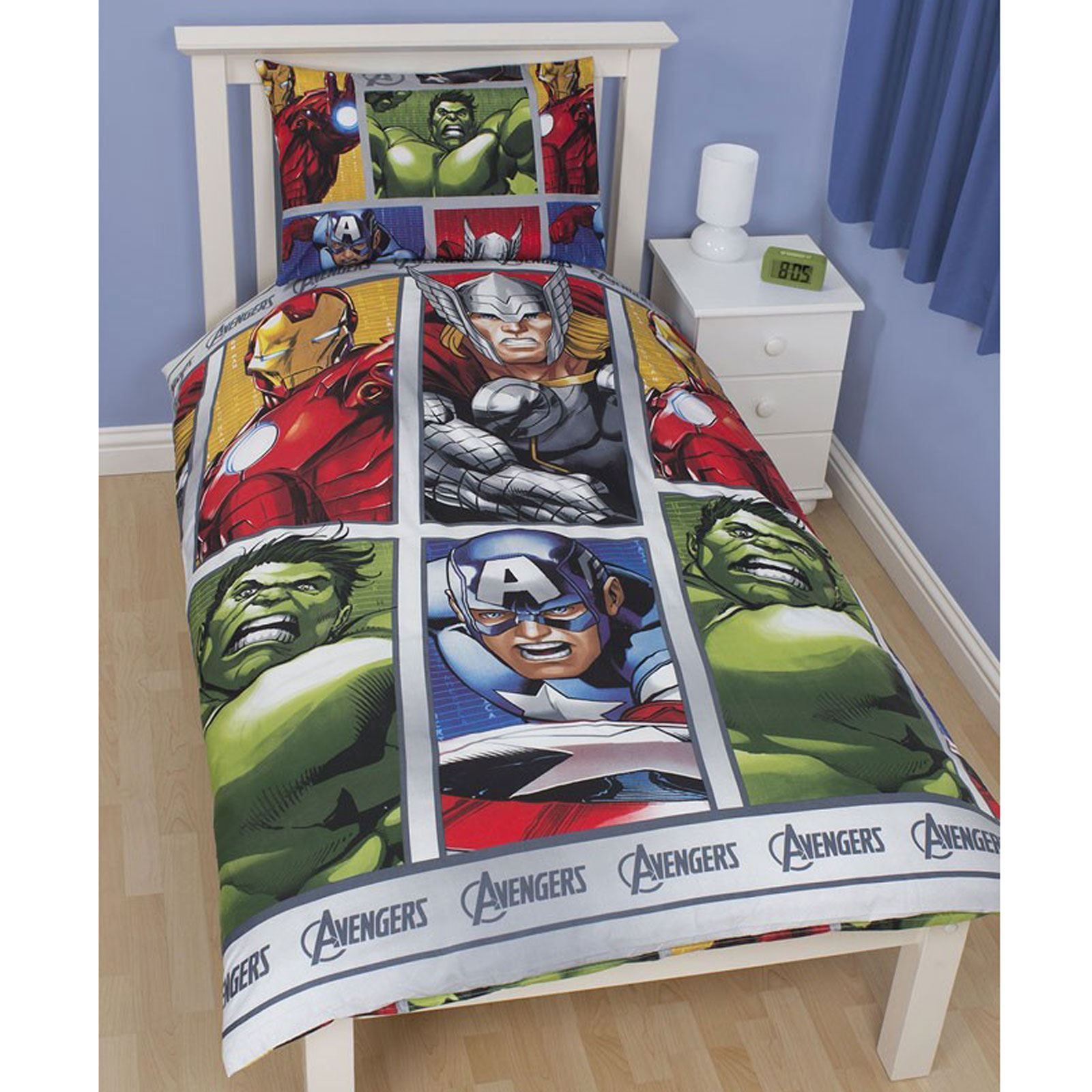 AVENGERS BEDROOM DUVET COVER SETS CURTAINS BLANKET CUSHION RUG eBay