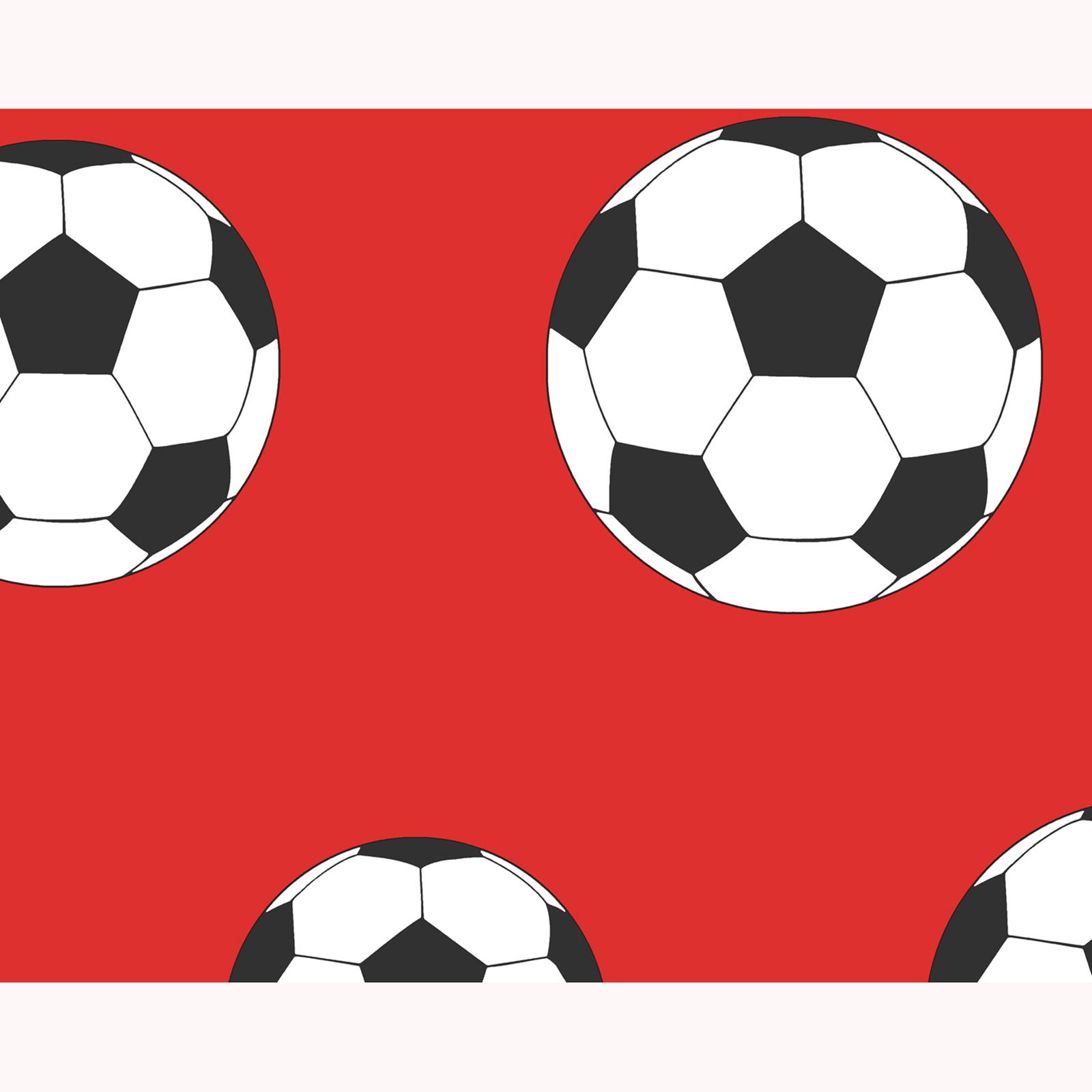 GOAL FOOTBALL WALLPAPER Kids Bedroom Wall Decor Blue Red Green New Free 