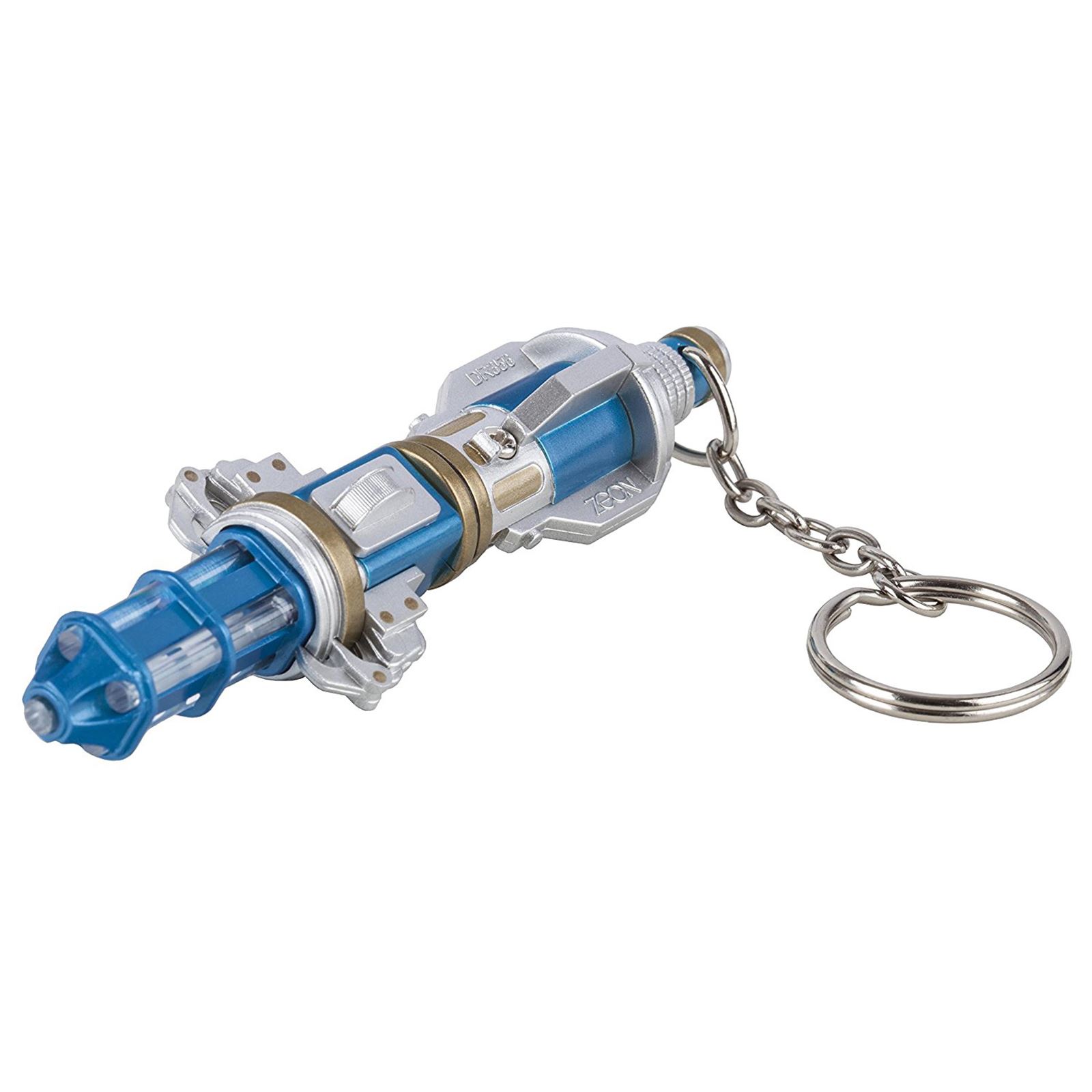 OFFICIAL DOCTOR WHO SONIC SCREWDRIVER KEYCHAIN TORCH LIGHT BLUE & GREEN