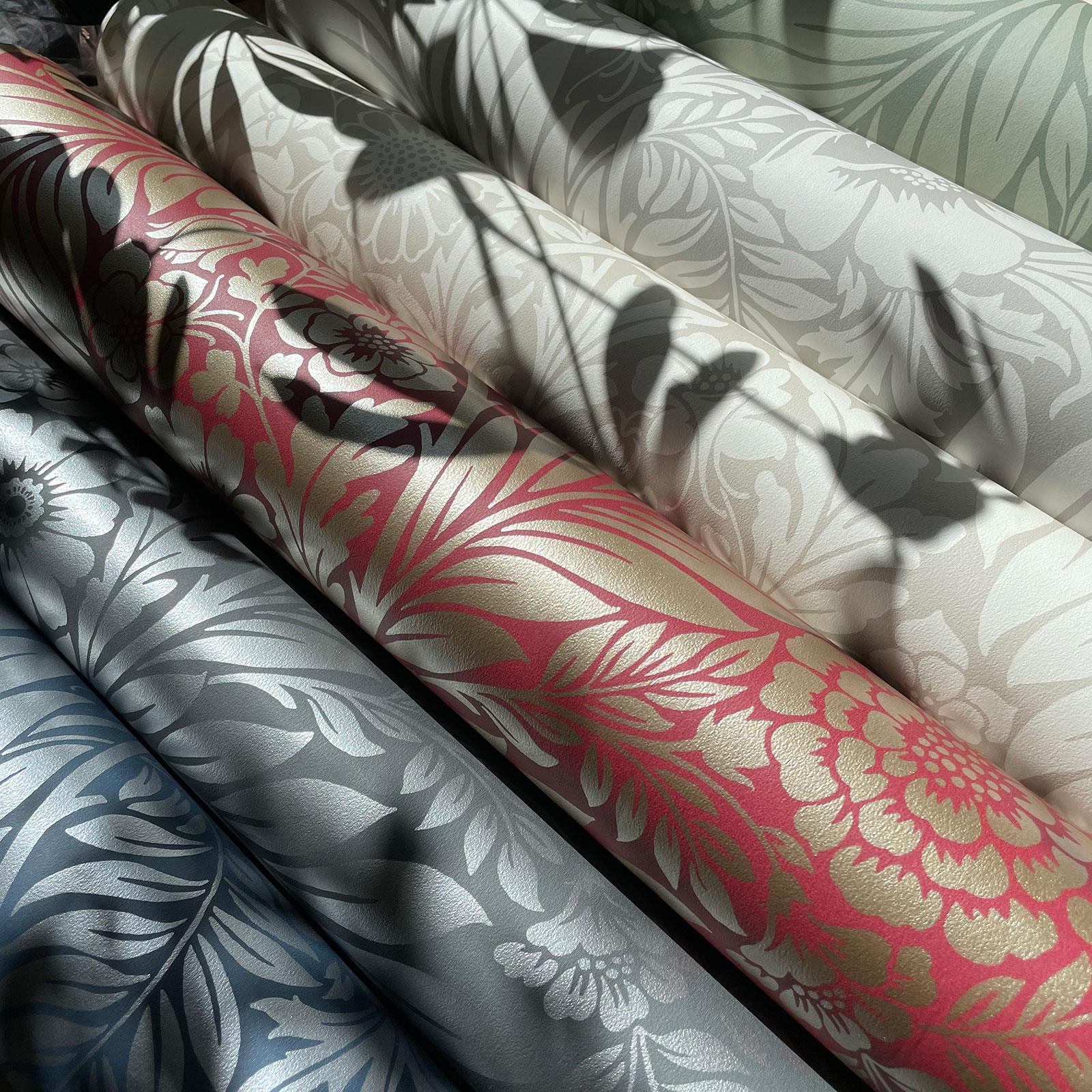 Belgravia Florence Leaf Wallpaper Victorian Floral Trails Leaves - Choose Colour - Picture 28 of 35