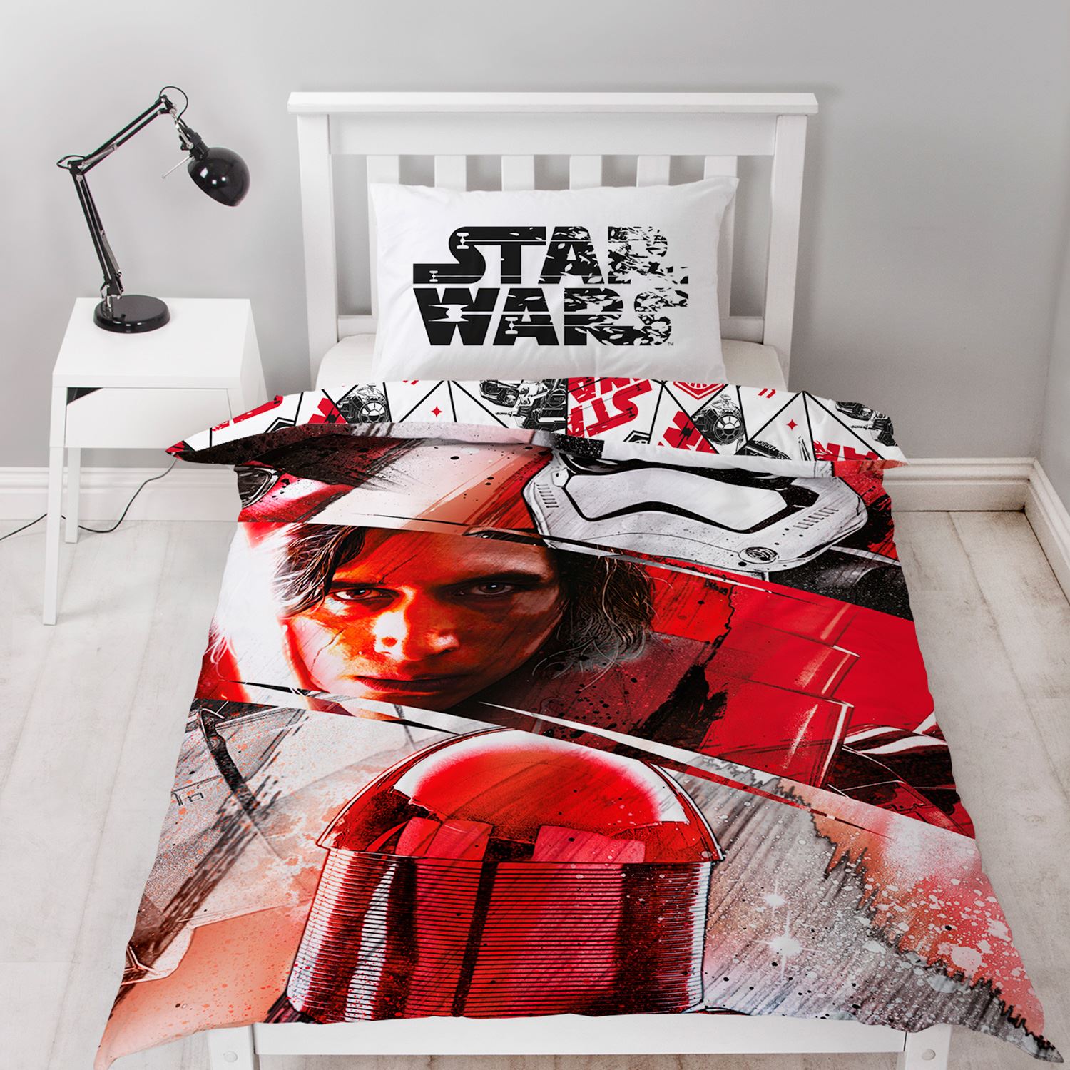 STAR WARS EPISODE VII / VIII DUVET QUILT COVERS KIDS BOYS SINGLE