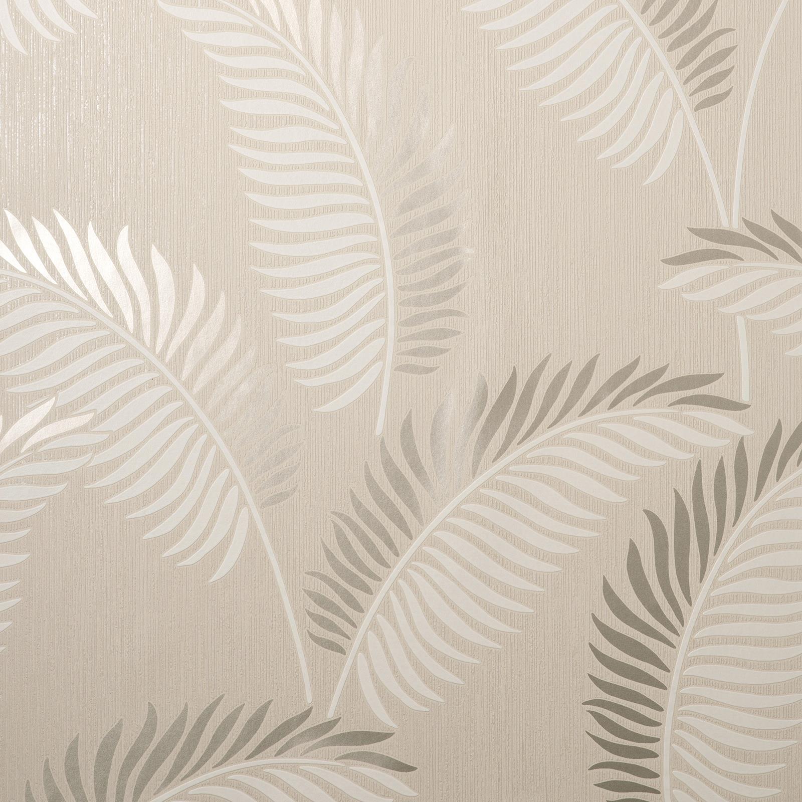 Fine Decor Cascade Leaf Wallpaper Tropical Metallic Fern Leaves - Various Colors - Picture 22 of 25