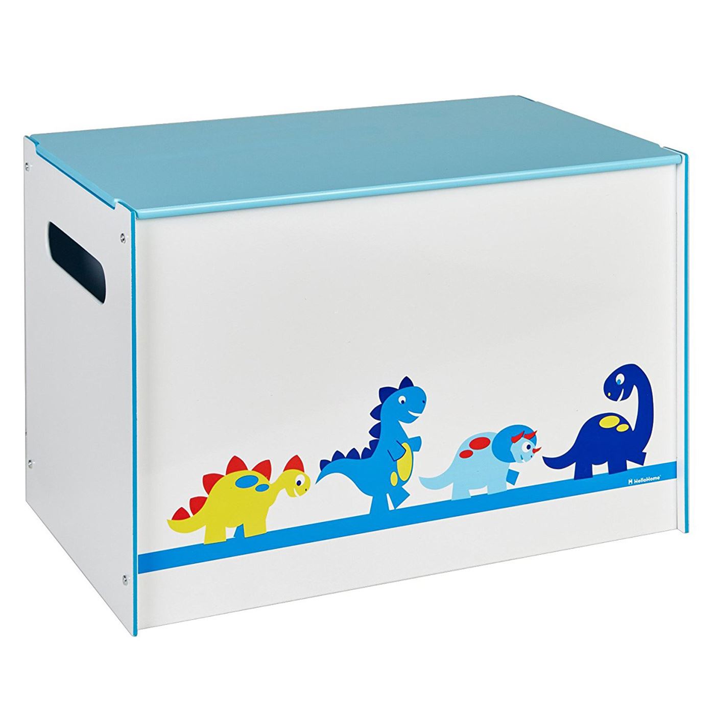 DINOSAURS MDF TOY BOX CHILDRENS STORAGE TOYS GAMES BOOKS BEDROOM