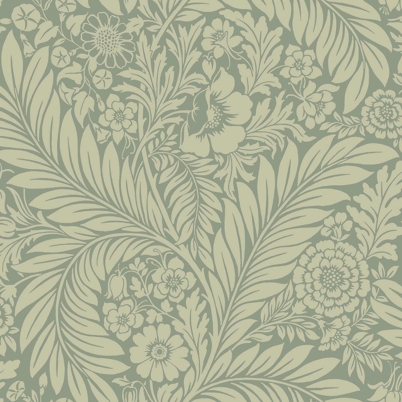 Belgravia Florence Leaf Wallpaper Victorian Floral Trails Leaves - Choose Colour - Picture 32 of 35