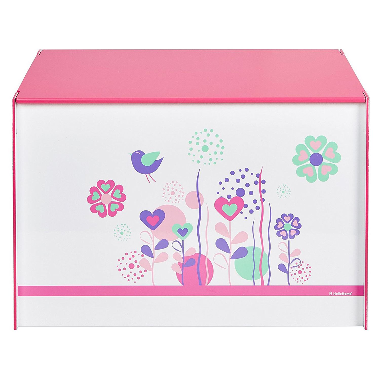 KIDS FURNITURE STORAGE 3 PIECE SET TOY BOX + 6 BIN UNIT + BOOKCASE