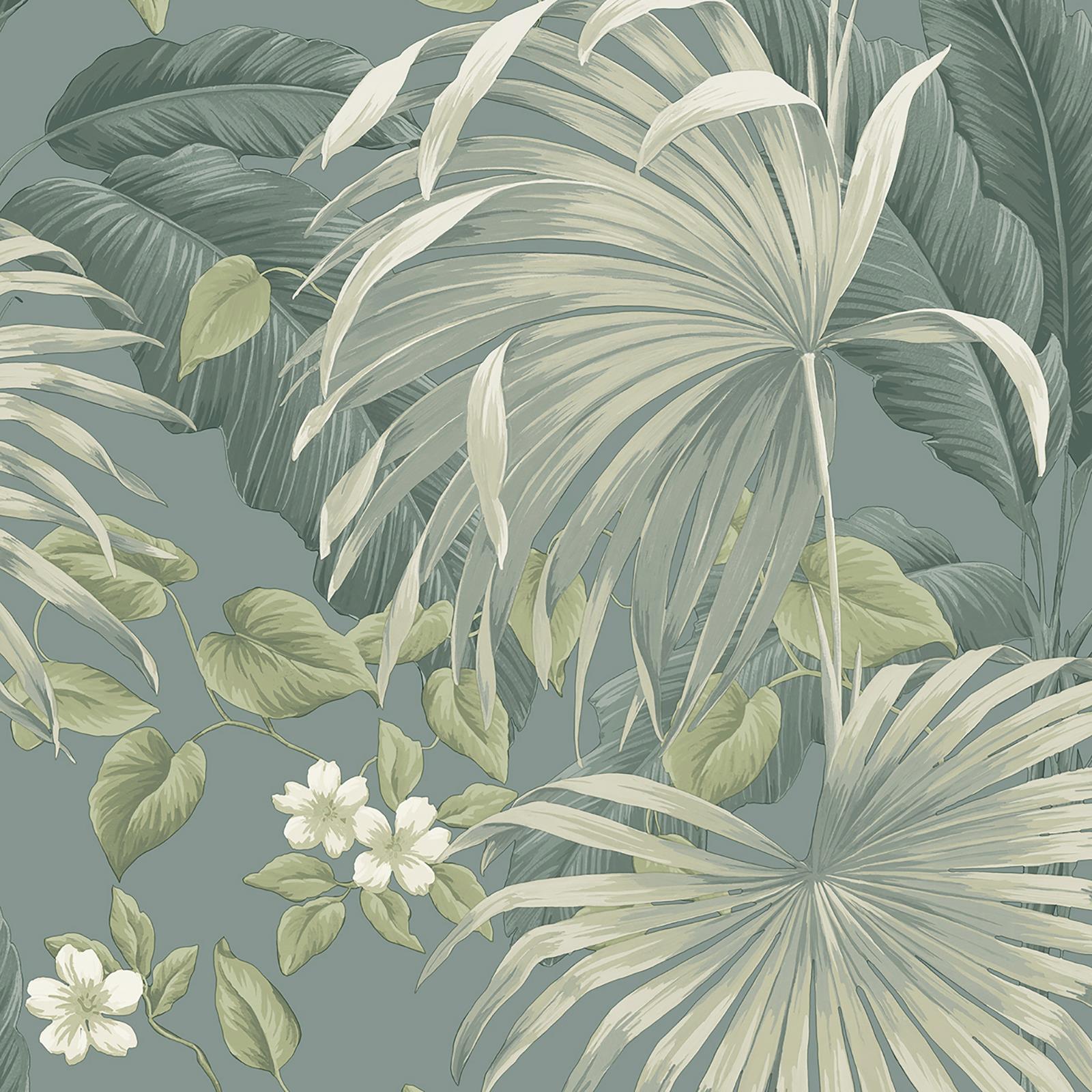 Belgravia Retreat Leaf Vinyl Wallpaper Floral Tropical Leaves Choose