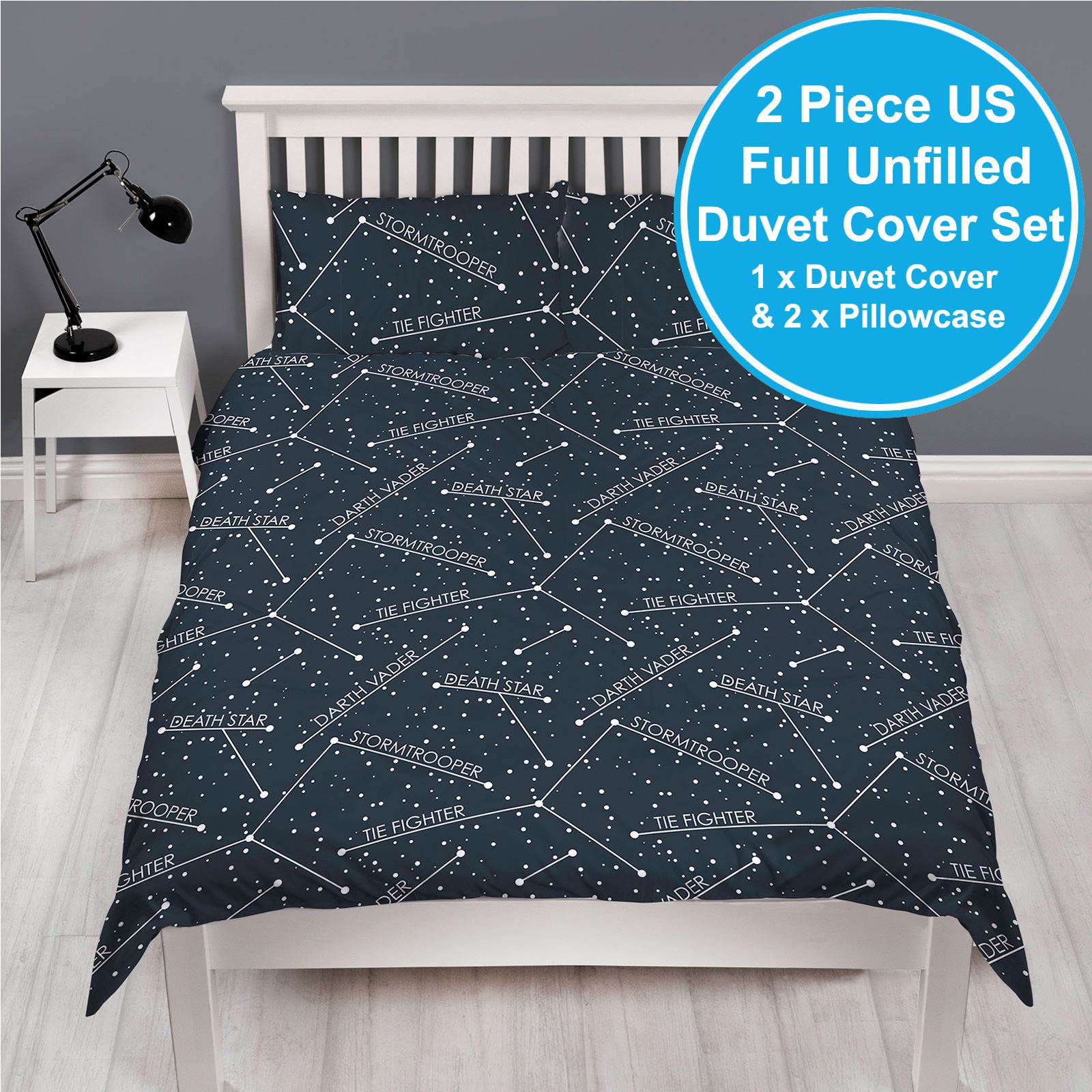 STAR WARS EPISODE VII / VIII DUVET QUILT COVERS KIDS BOYS SINGLE