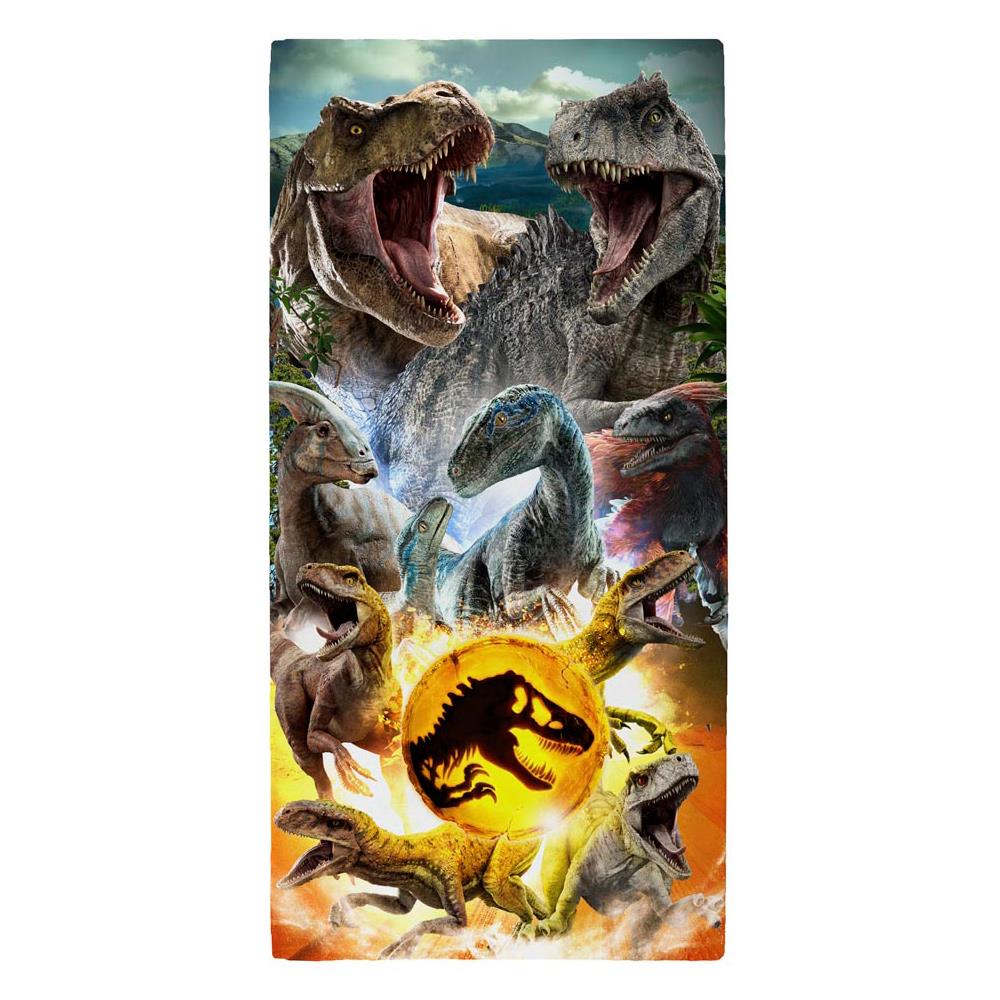 Jurassic World Single / Double Duvet Cover Sets Towel Blankets Dinosaurs T-Rex - Picture 16 of 18