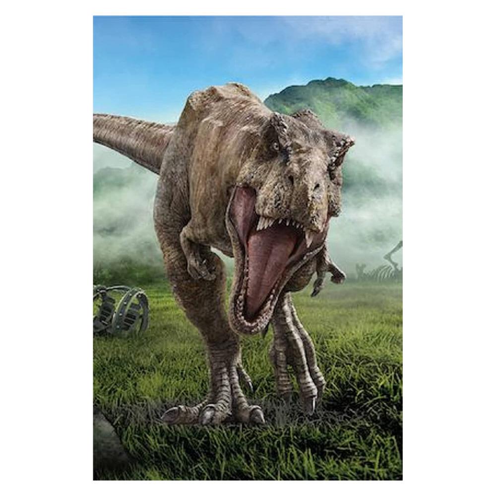 Jurassic World Single / Double Duvet Cover Sets Towel Blankets Dinosaurs T-Rex - Picture 14 of 18
