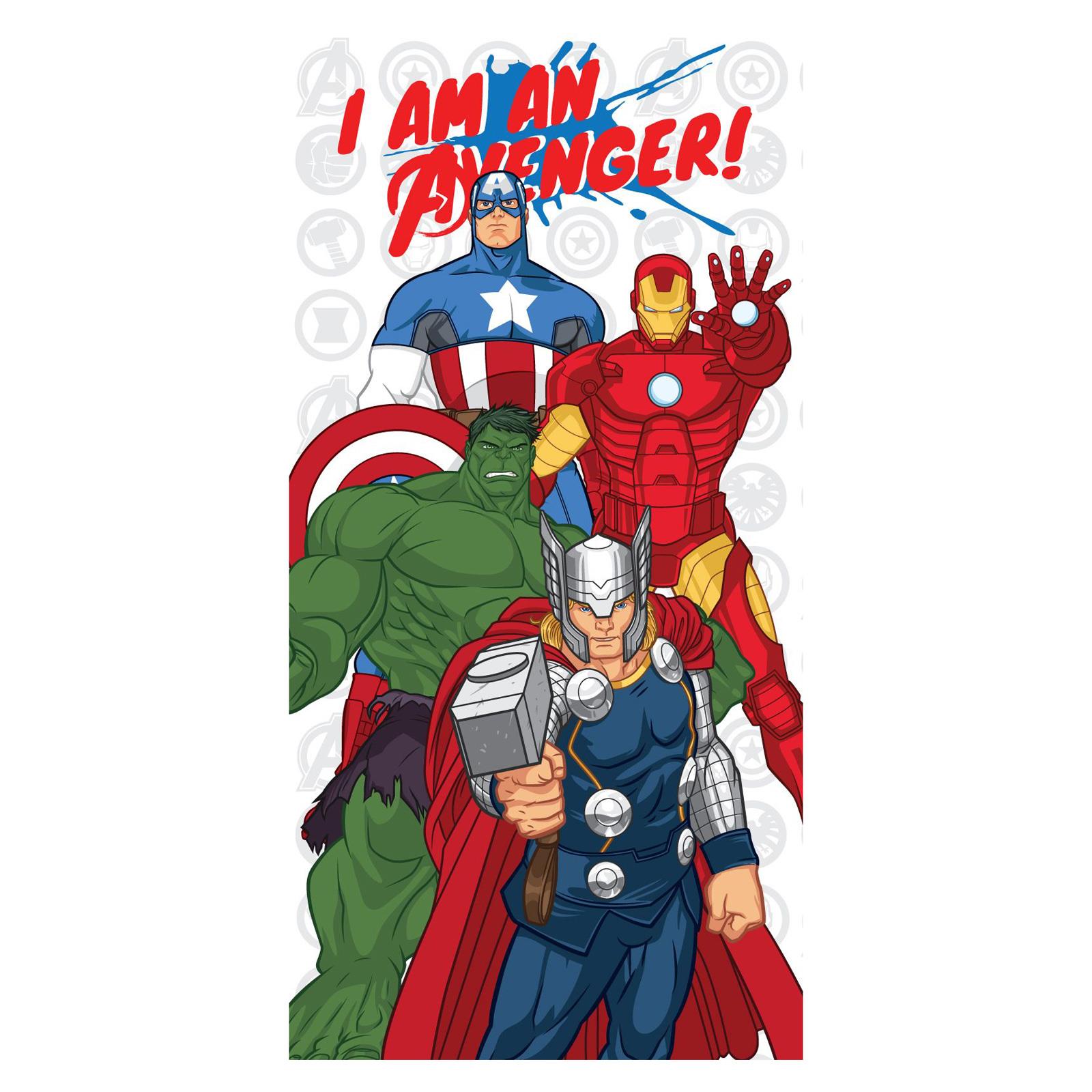 Avengers Towels &amp; Ponchos Beach Pool Bath 100% Cotton Marvel Superheroes Fans