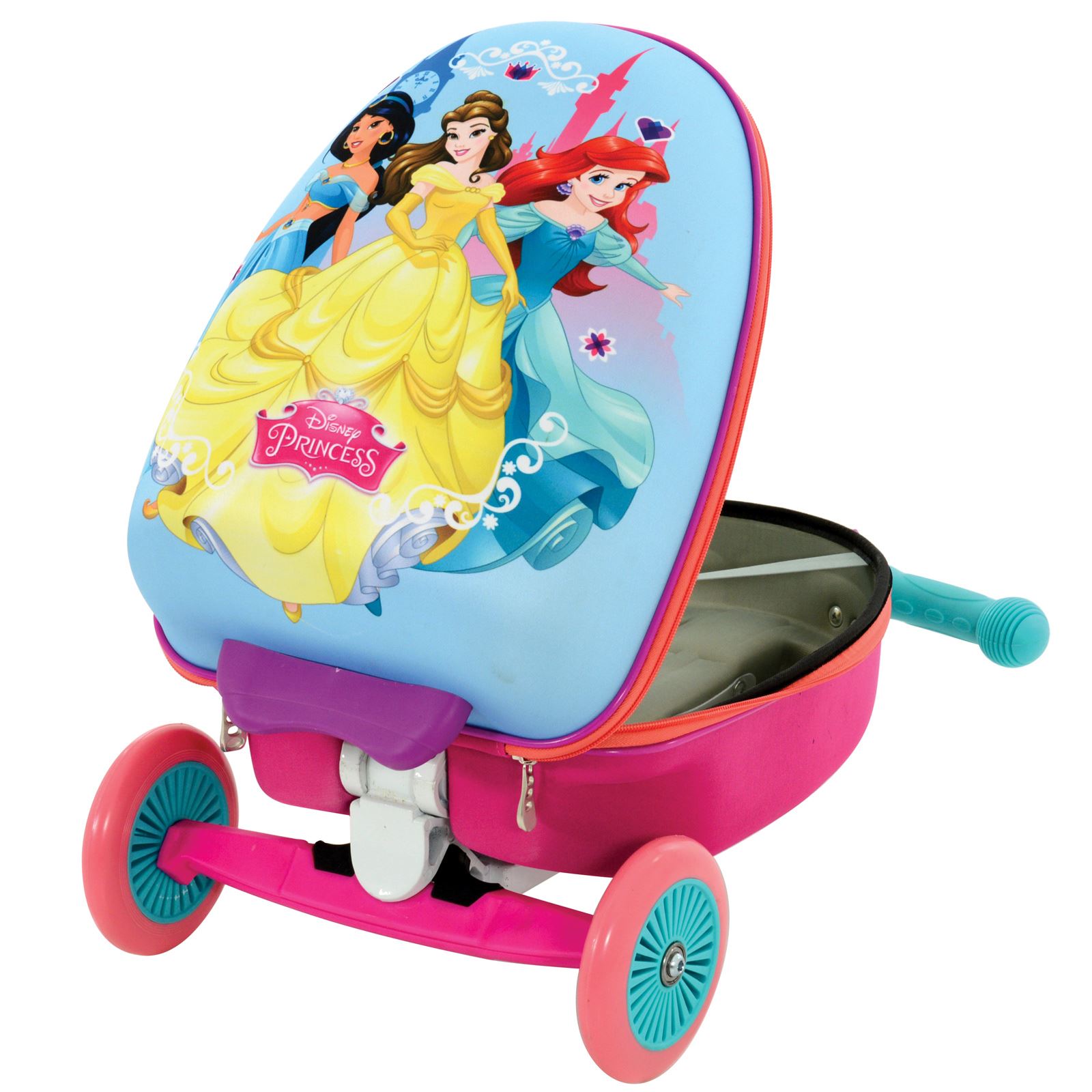 SCOOTIN' SUITCASE 3 IN 1 SCOOTER CARRY CASE TRAVEL LUGGAGE KIDS 100