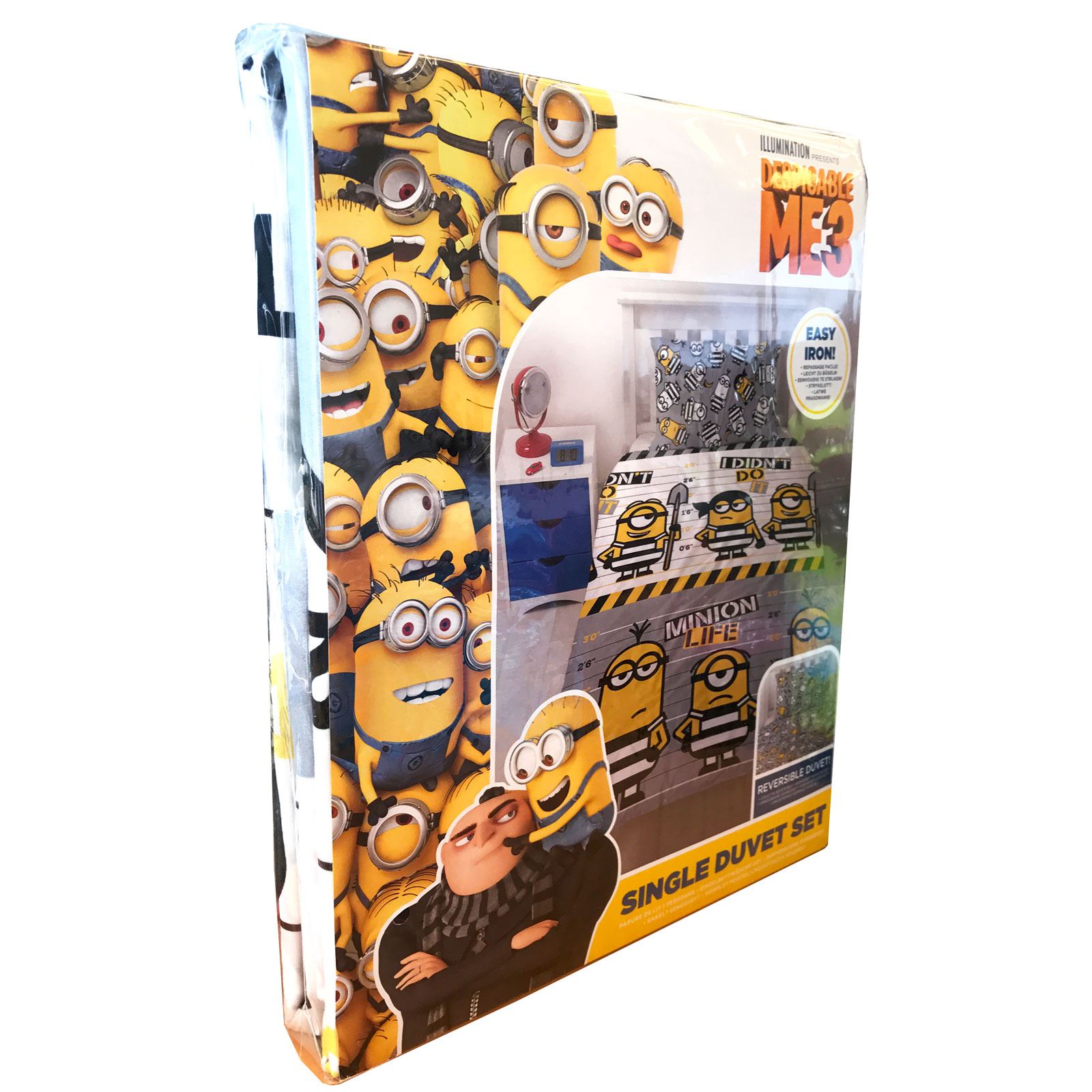 MINIONS DUVET COVER BEDDING SETS JUNIOR, SINGLE & DOUBLE DESPICABLE