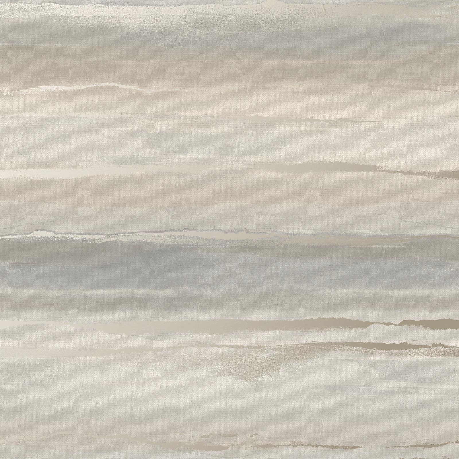 Design Library Mirage Horizon Wallpaper Calm Metallic Layers Stripes - 4 Colours - Picture 12 of 17
