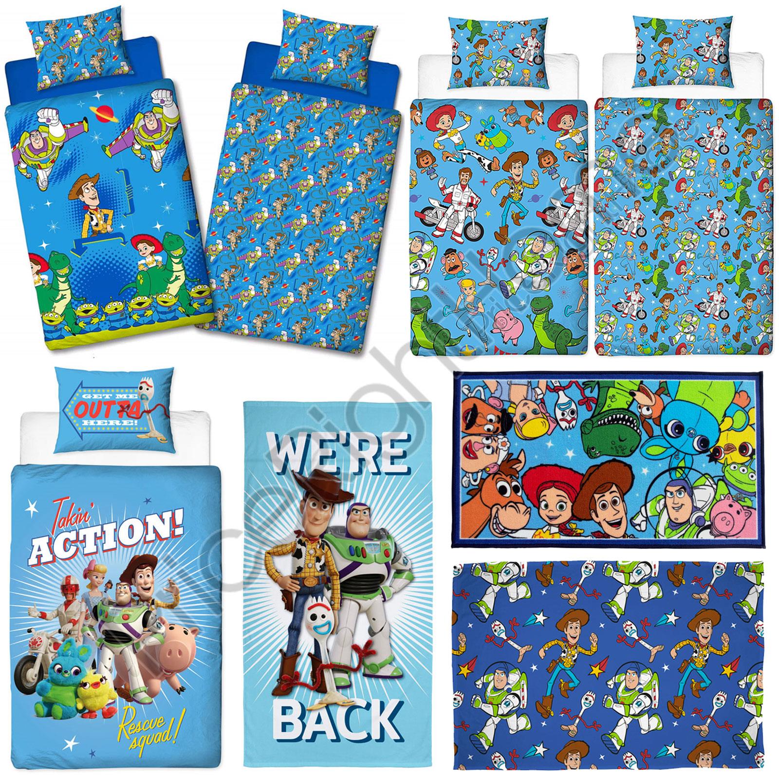 Forky Buzz Woody Bo Peep Toy Story 4 Coussin Carr/é
