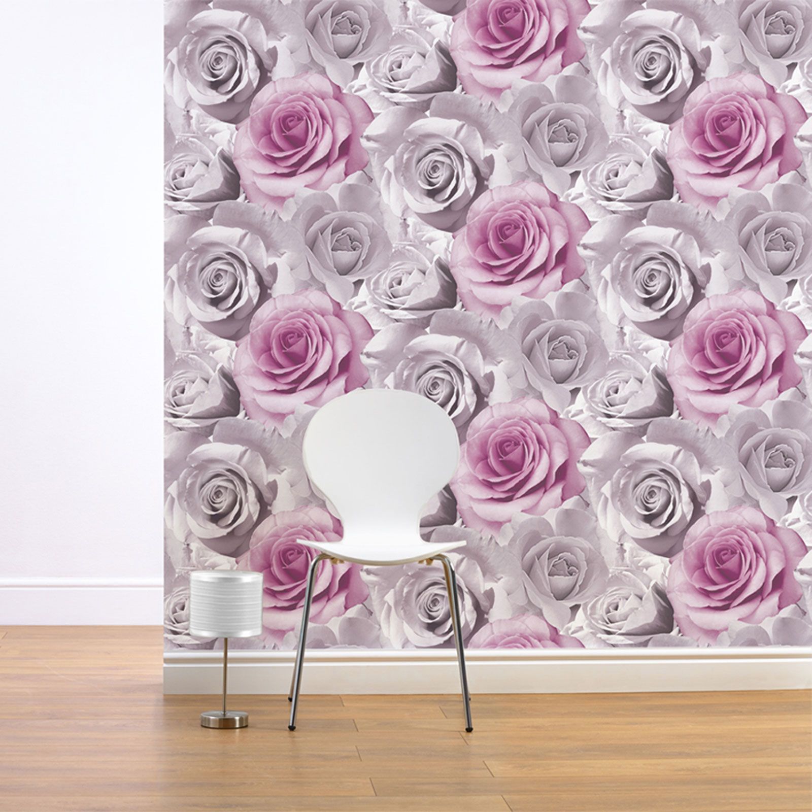 Shabby chic floral wallpaper in various designs wall decor new free ...