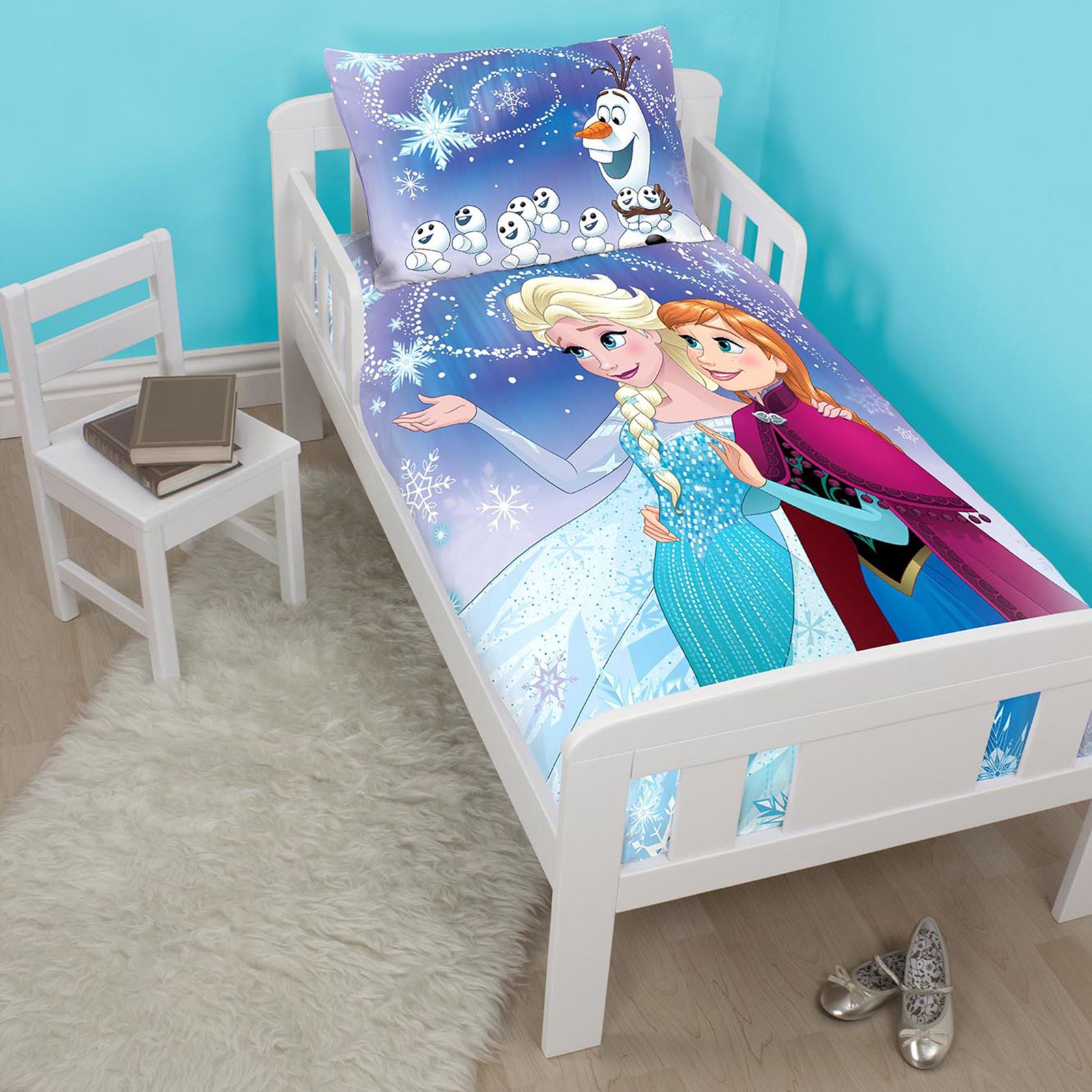 Details About Disney Frozen Duvet Quilt Covers Bedding Junior Single Double Anna Elsa Olaf